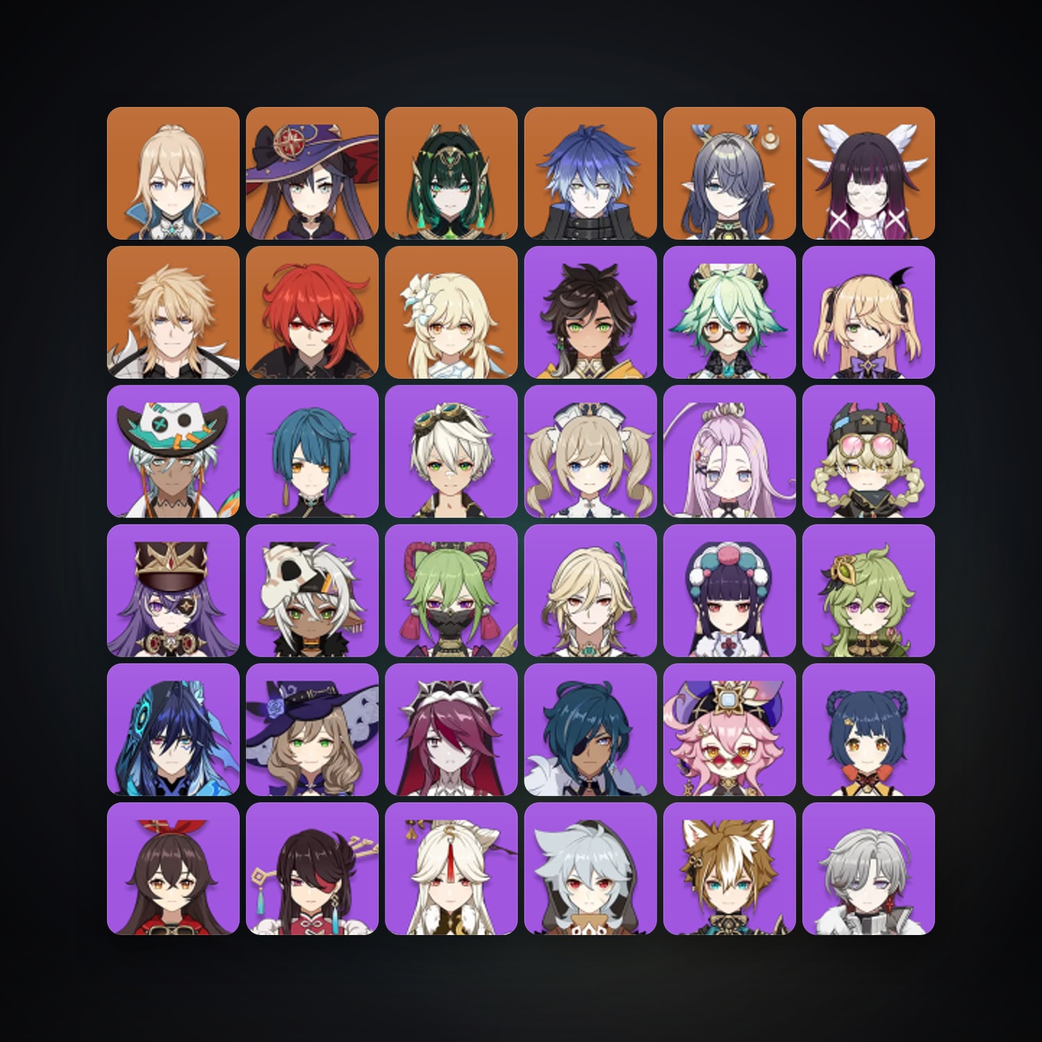 جينشن إمباكت | AR 56 | 43 شخصية | 8× 5★ — HabibiAccounts