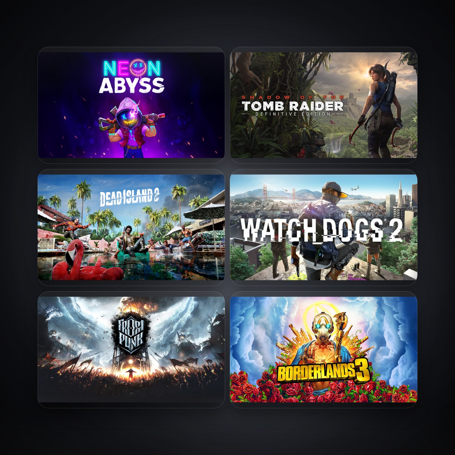 هالحساب إبك فيه Neon Abyss وShadow of the Tomb Raider: Definitive Edition، CN، 137 ألعاب — HabibiAccounts