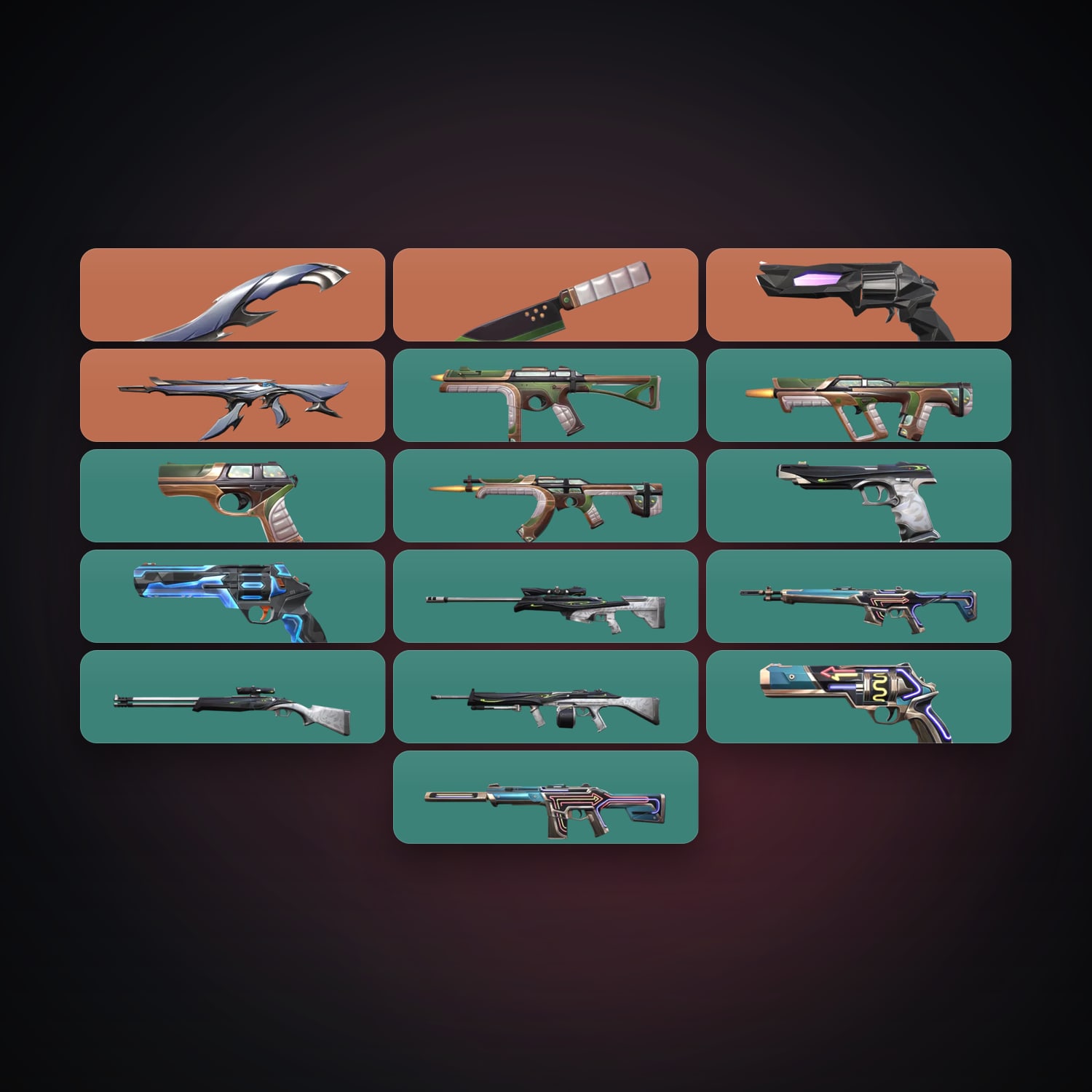 BR Silver 1 locker — 2 knives, 17 skins, lvl 49 — HabibiAccounts