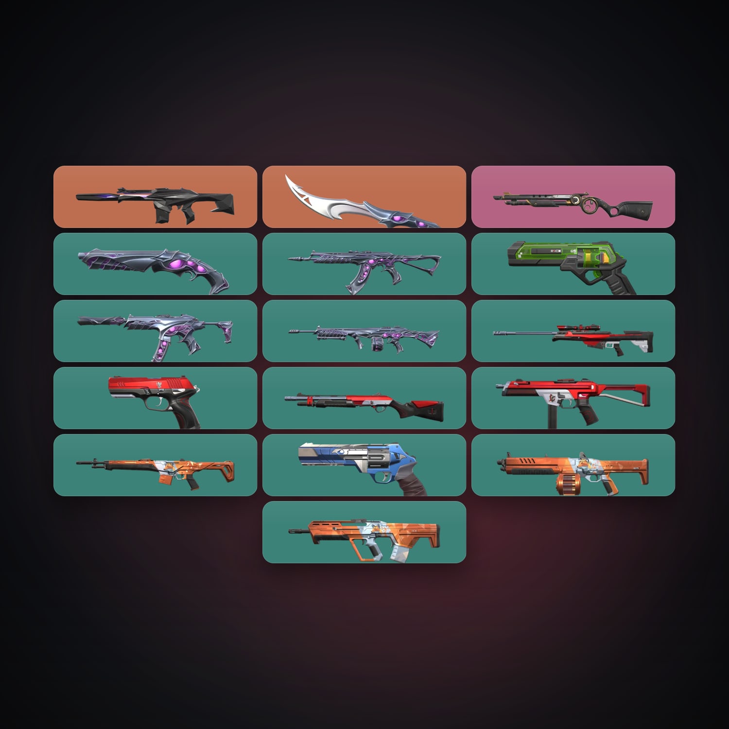 AP Silver 1 locker — 1 knives, 18 skins, lvl 139 — HabibiAccounts