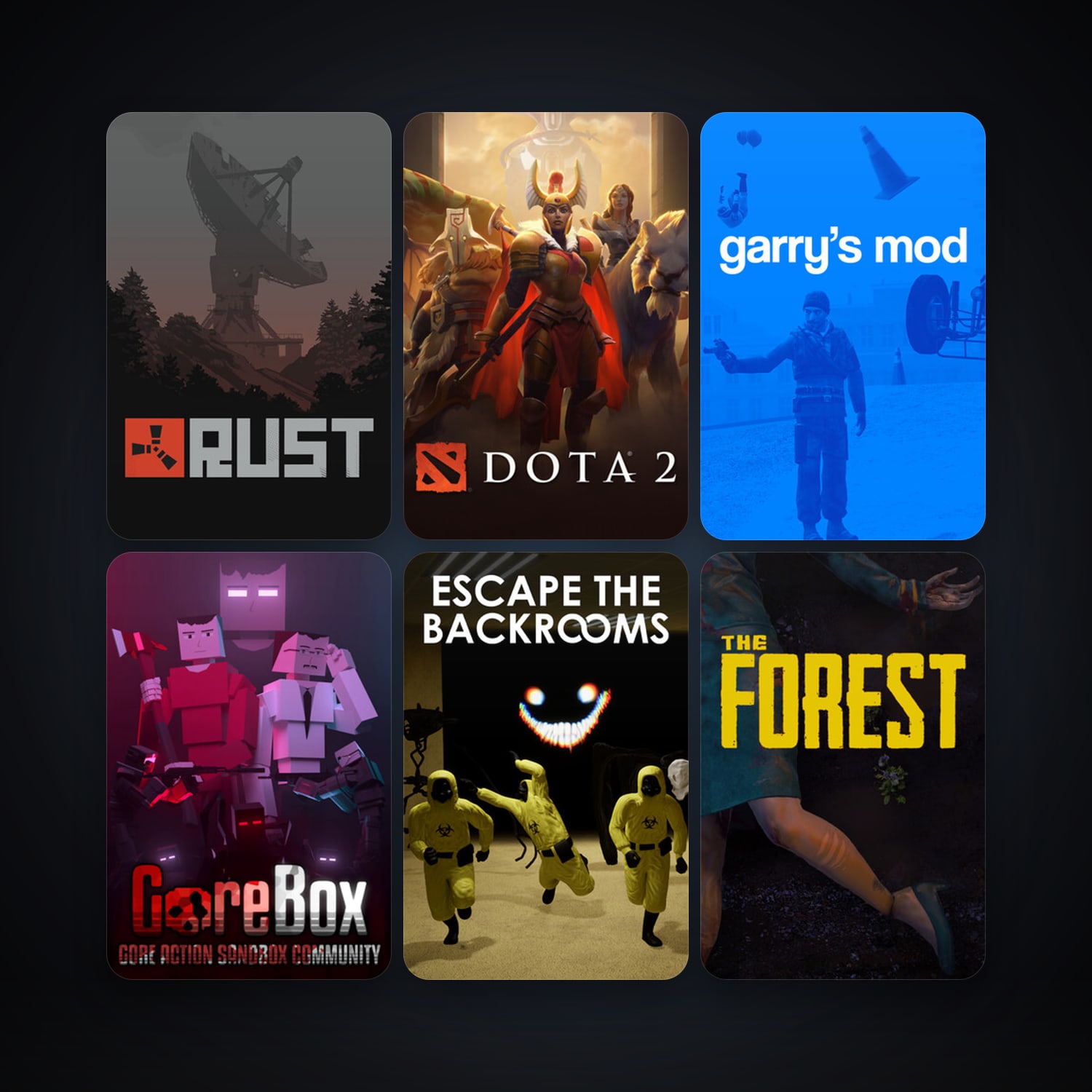 Dota 2 + Garry's Mod, 16 games, clean — HabibiAccounts