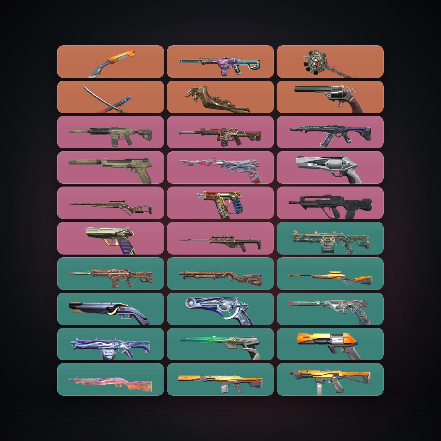 AP Gold 3 locker — 4 knives, 57 skins, lvl 140 — HabibiAccounts