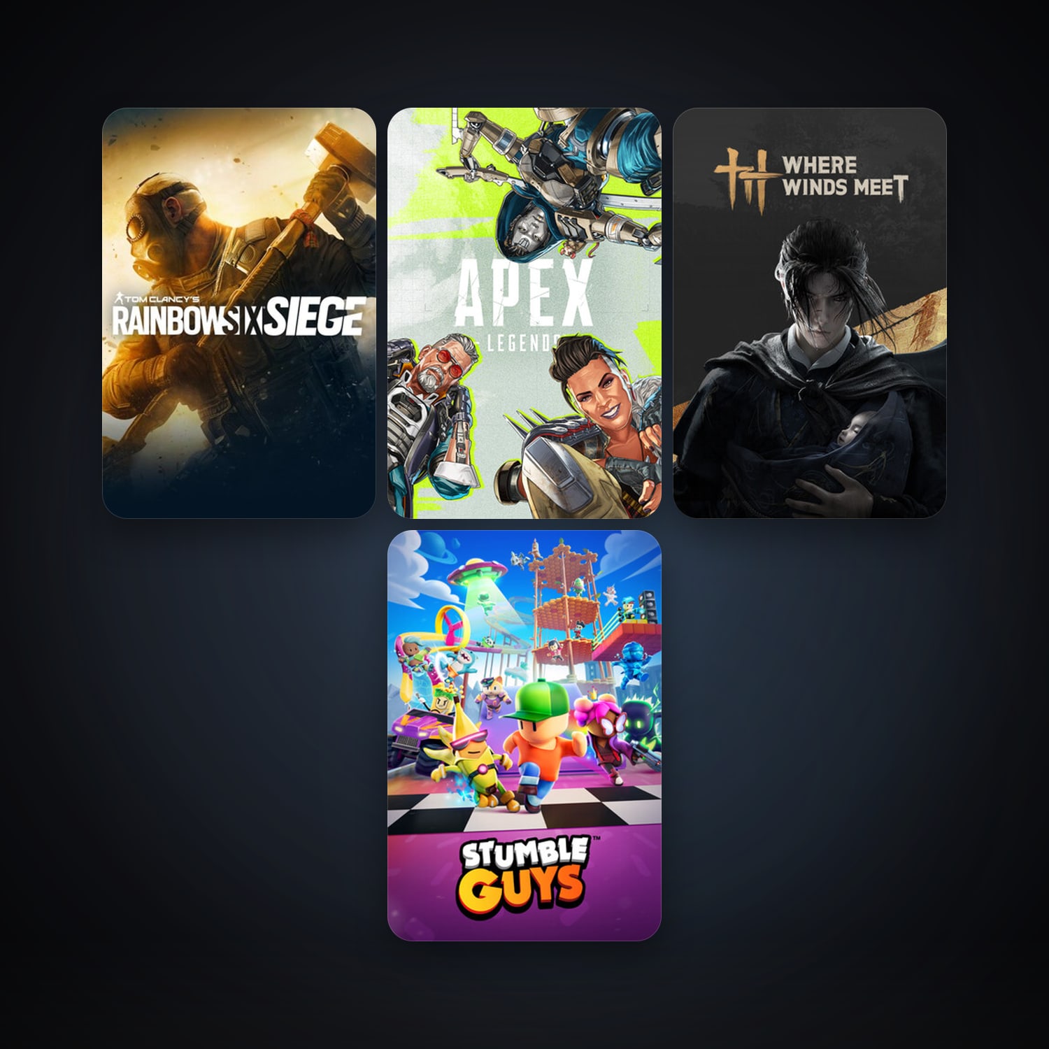 Tom Clancy's Rainbow Six Siege + Apex Legends, 5 games, clean — HabibiAccounts