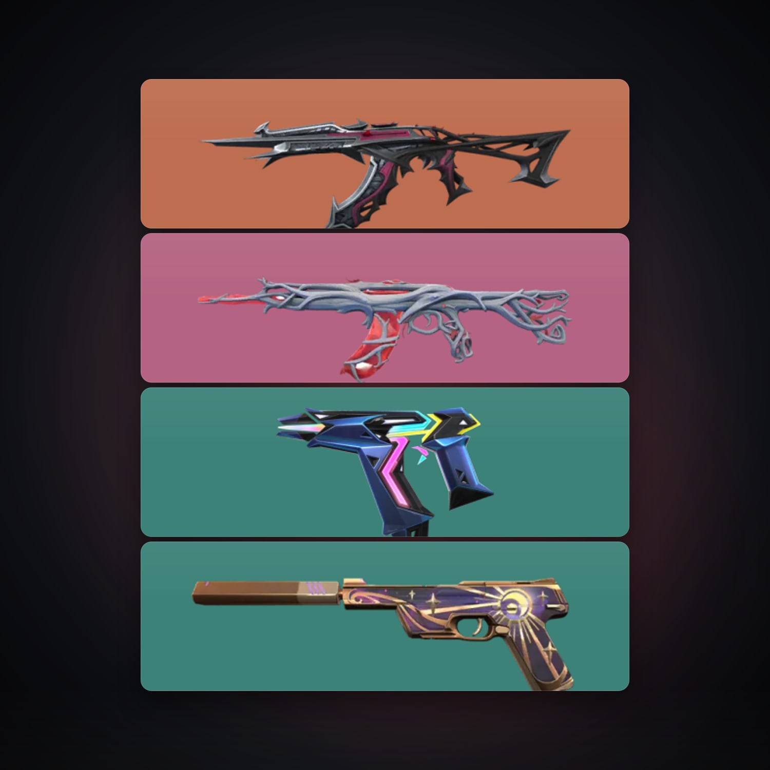 EU Gold 3 locker — 4 skins, lvl 88 — HabibiAccounts