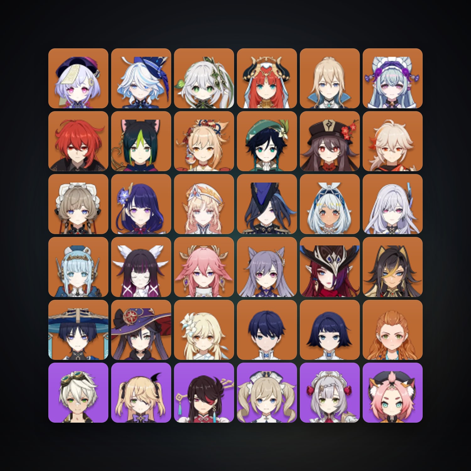 Genshin Impact | AR 60 | 80 Chars | 26× 5★ — Genshin / miHoYo Account — HabibiAccounts