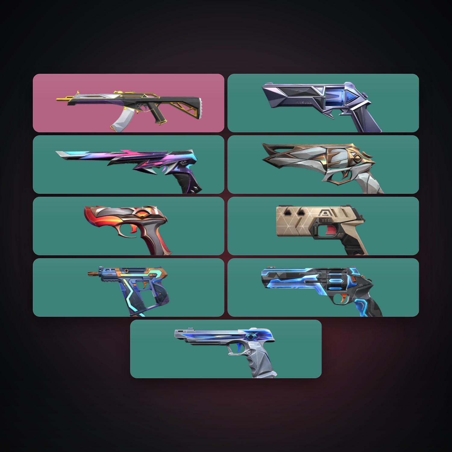 EU Silver 3 locker — 10 skins, lvl 199 — HabibiAccounts