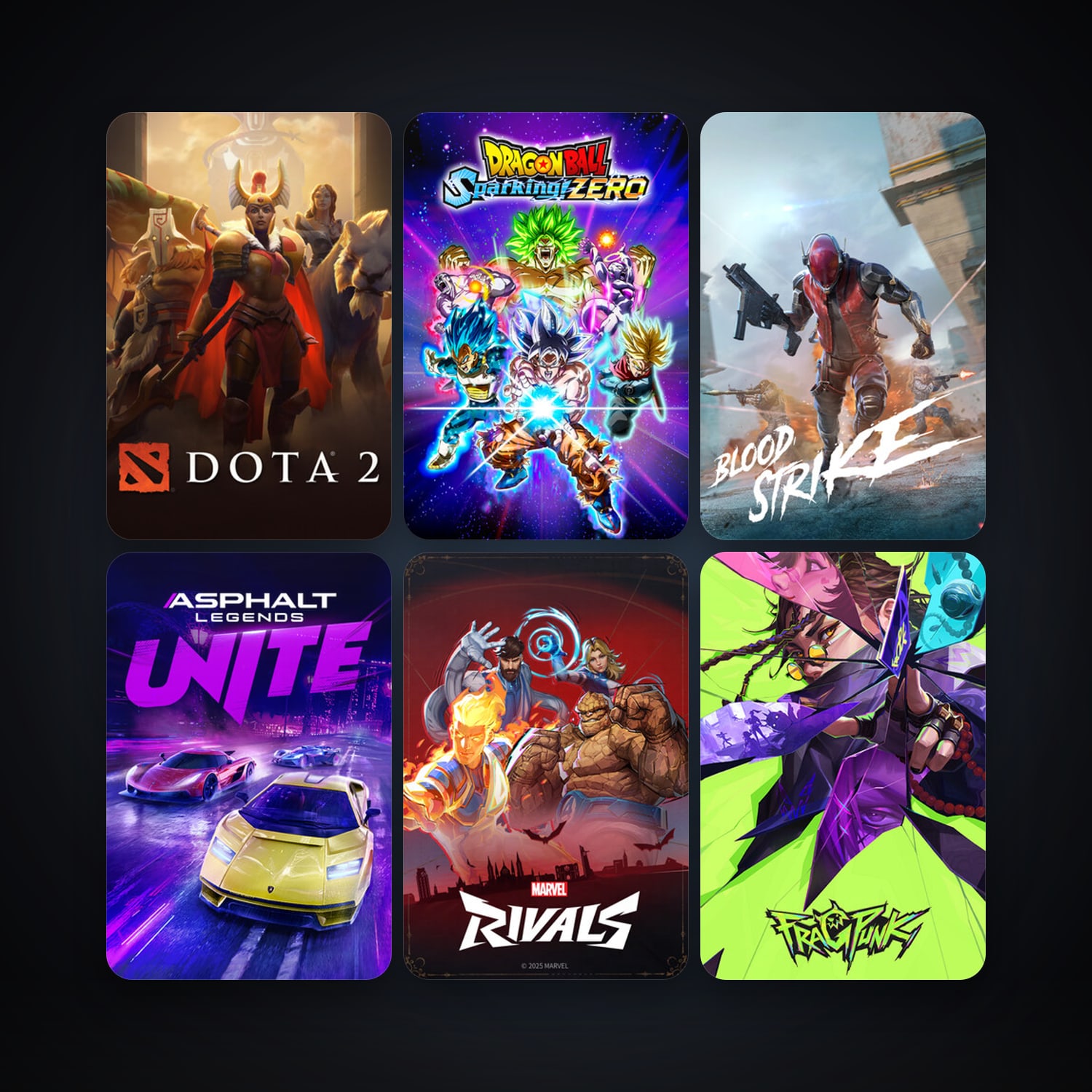 Dota 2 + Borderlands 2, 8 games, clean — HabibiAccounts