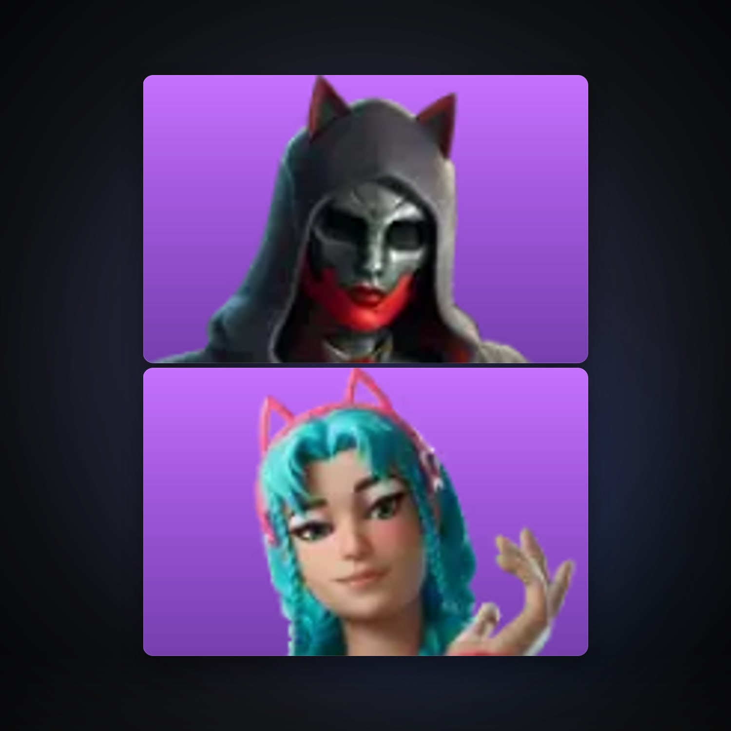 Fortnite locker — 2 skins — 400 V-Bucks — lvl 174 — HabibiAccounts