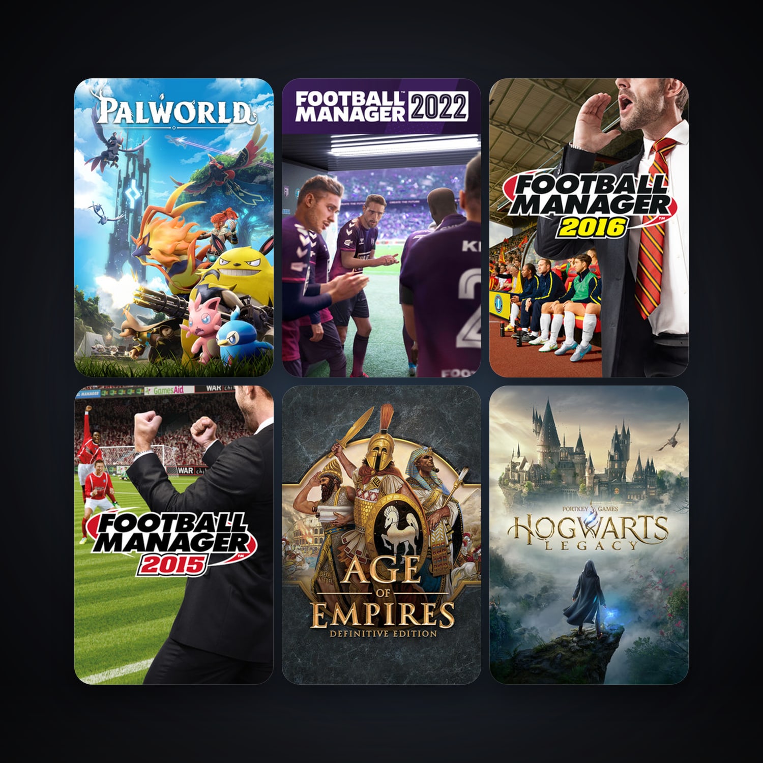 Football Manager 2015 + Football Manager 2016, 18 games, clean — HabibiAccounts