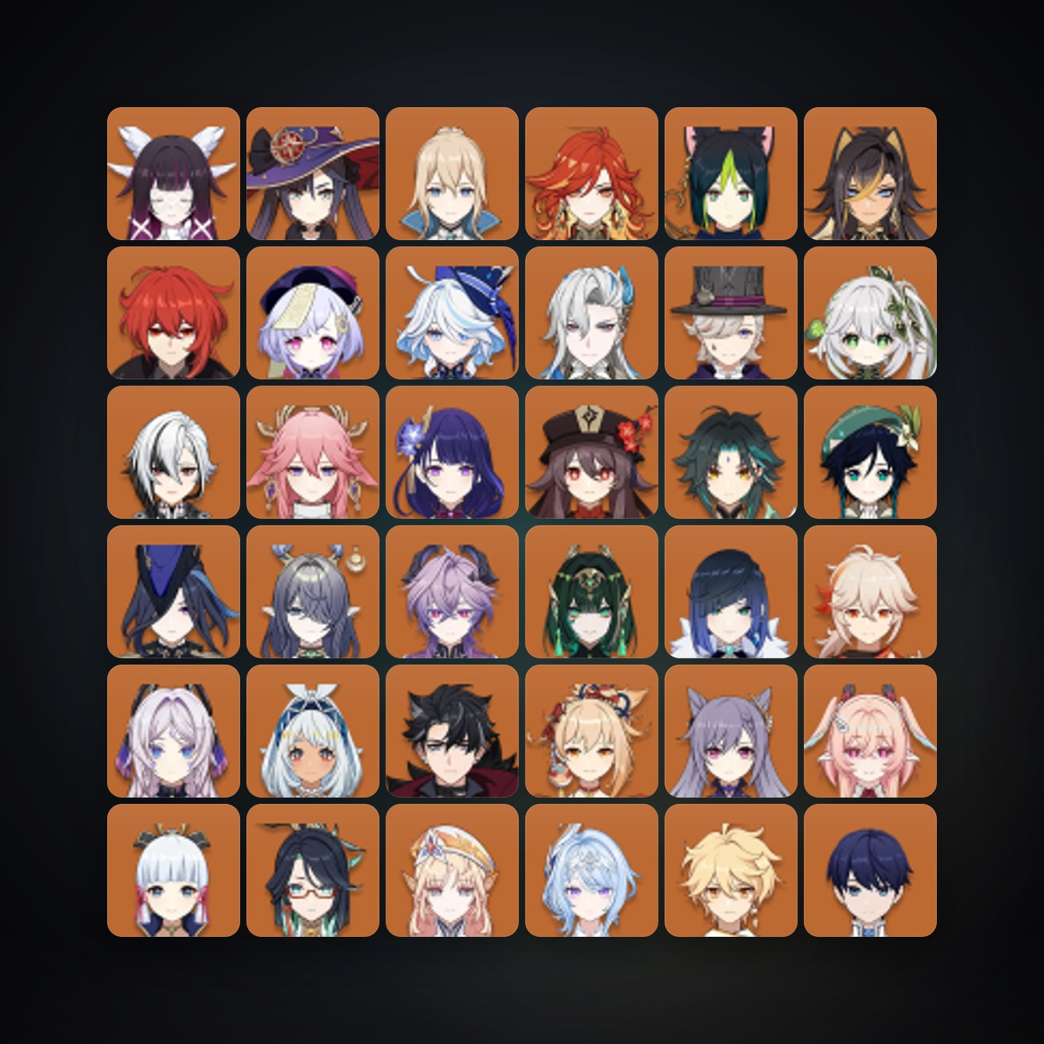 Genshin Impact | AR 60 | 85 Chars | 34× 5★ — Genshin / miHoYo Account — HabibiAccounts