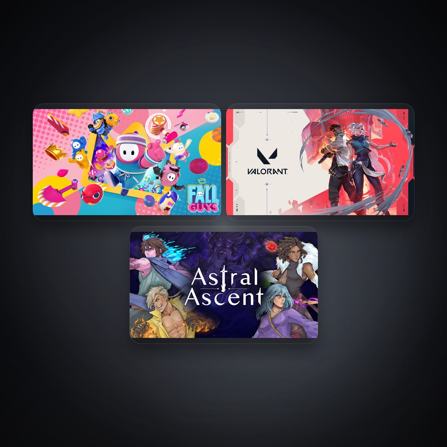 Epic Fall Guys + VALORANT — BD — 3 games — HabibiAccounts
