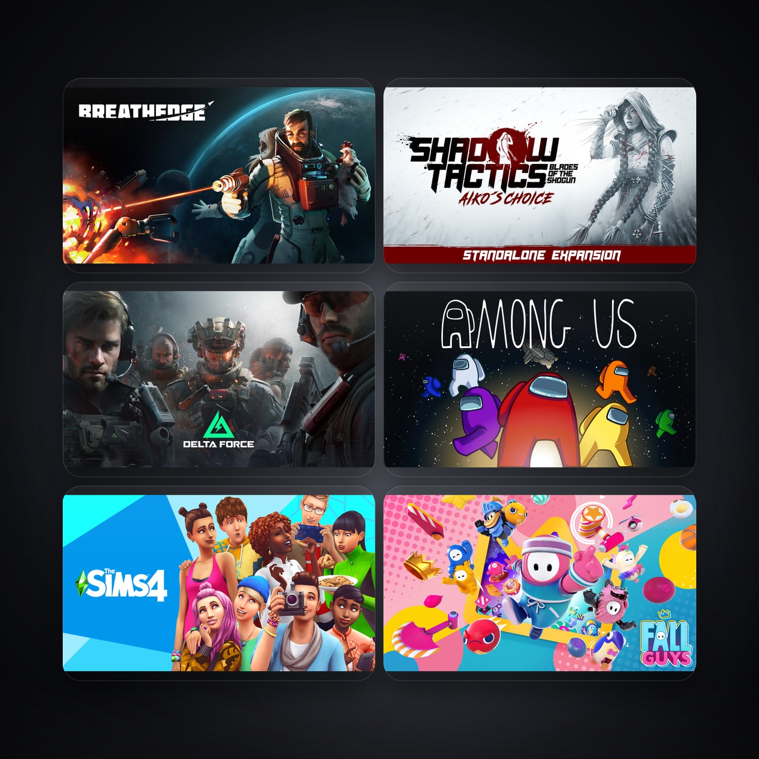 Epic Breathedge + Shadow Tactics Blades of the Shogun — IN — 35 games — HabibiAccounts