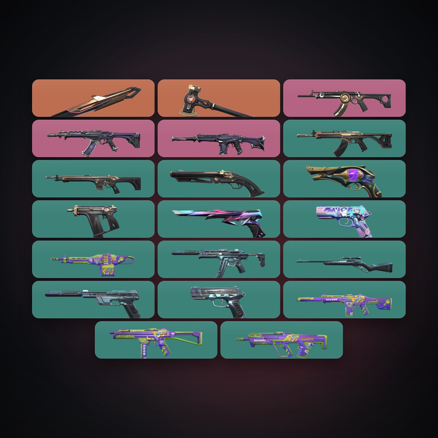 AP Silver 2 locker — 2 knives, 20 skins, lvl 157 — HabibiAccounts