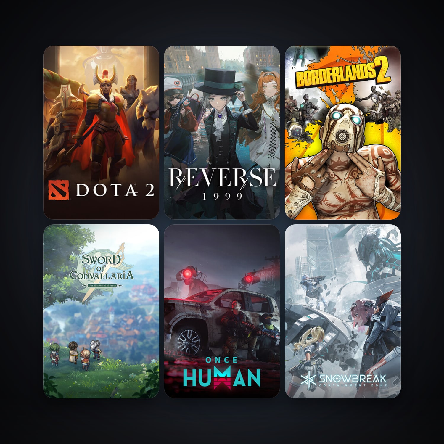 Dota 2 + Borderlands 2, 8 games, clean — HabibiAccounts
