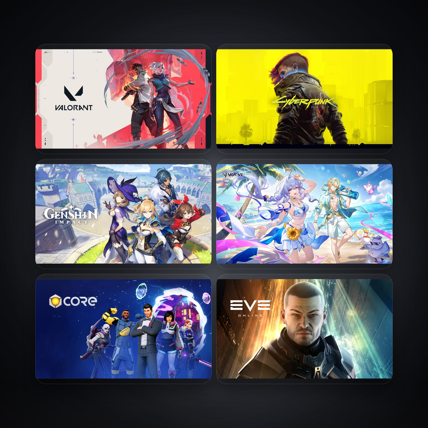 Epic VALORANT + Cyberpunk 2077 — BR — 34 games — HabibiAccounts