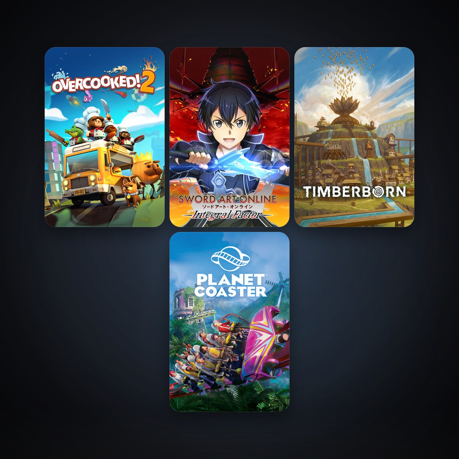 Human: Fall Flat + Planet Coaster, 7 games, clean — HabibiAccounts