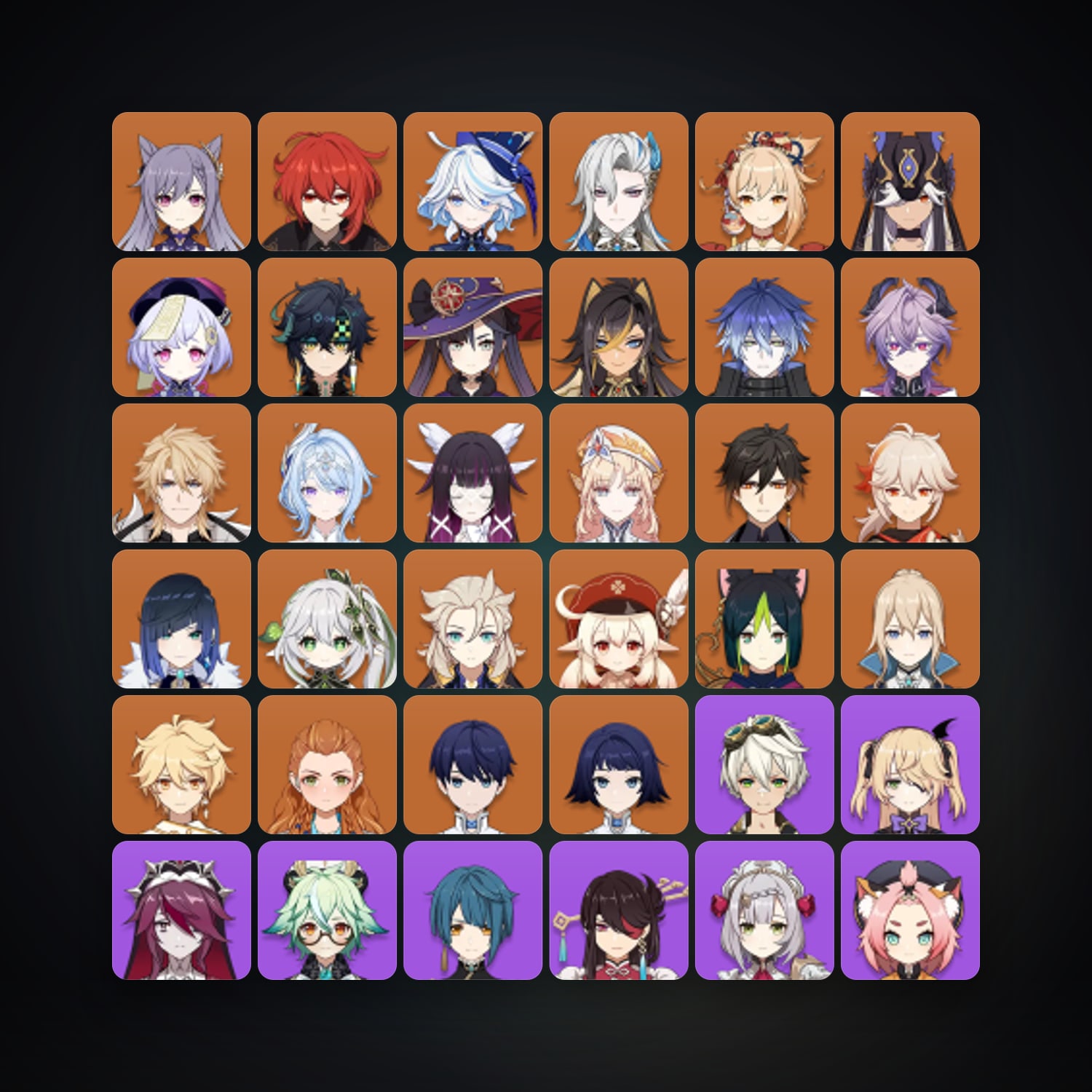 Genshin Impact | AR 60 | 74 Chars | 24× 5★ — Genshin / miHoYo Account — HabibiAccounts
