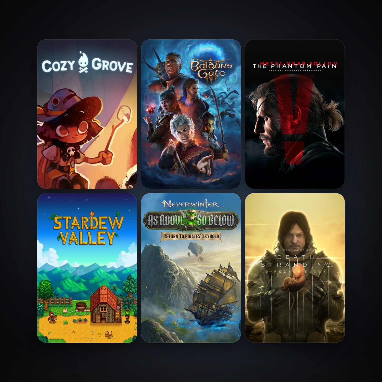 Neverwinter + Metal Gear Solid V: THE Phantom Pain, 132 games, Steam 11, clean — HabibiAccounts