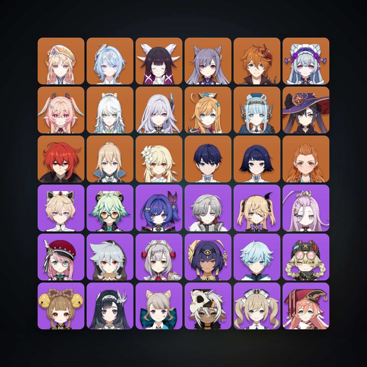 Genshin Impact | AR 56 | 57 Chars | 14× 5★ — Genshin / miHoYo Account — HabibiAccounts