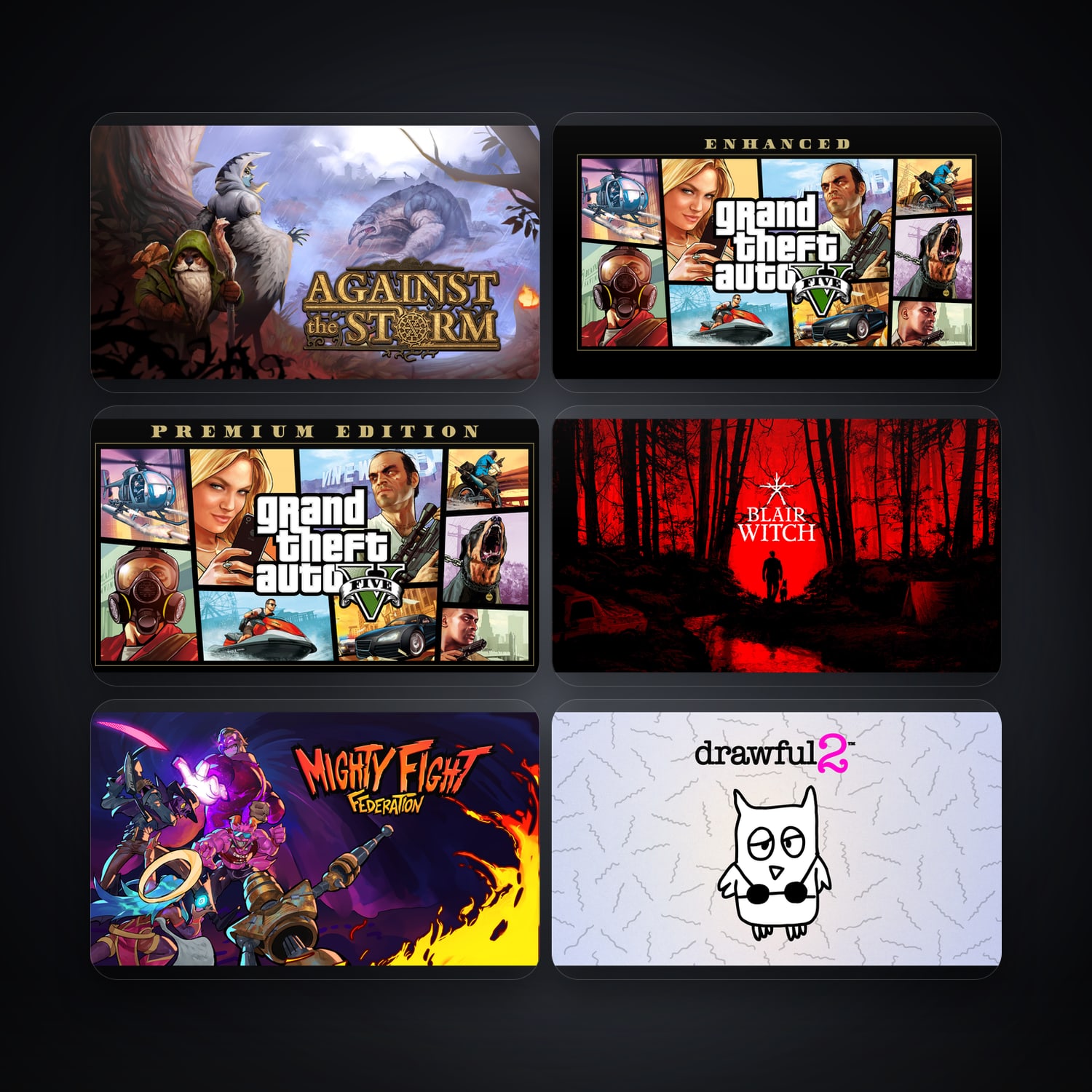 Against the Storm & Grand Theft Auto V Enhanced | 342 Games
