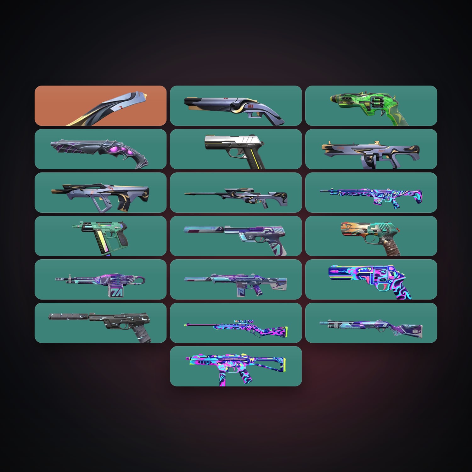 LA Bronze 1 locker — 1 knives, 19 skins, lvl 155 — HabibiAccounts
