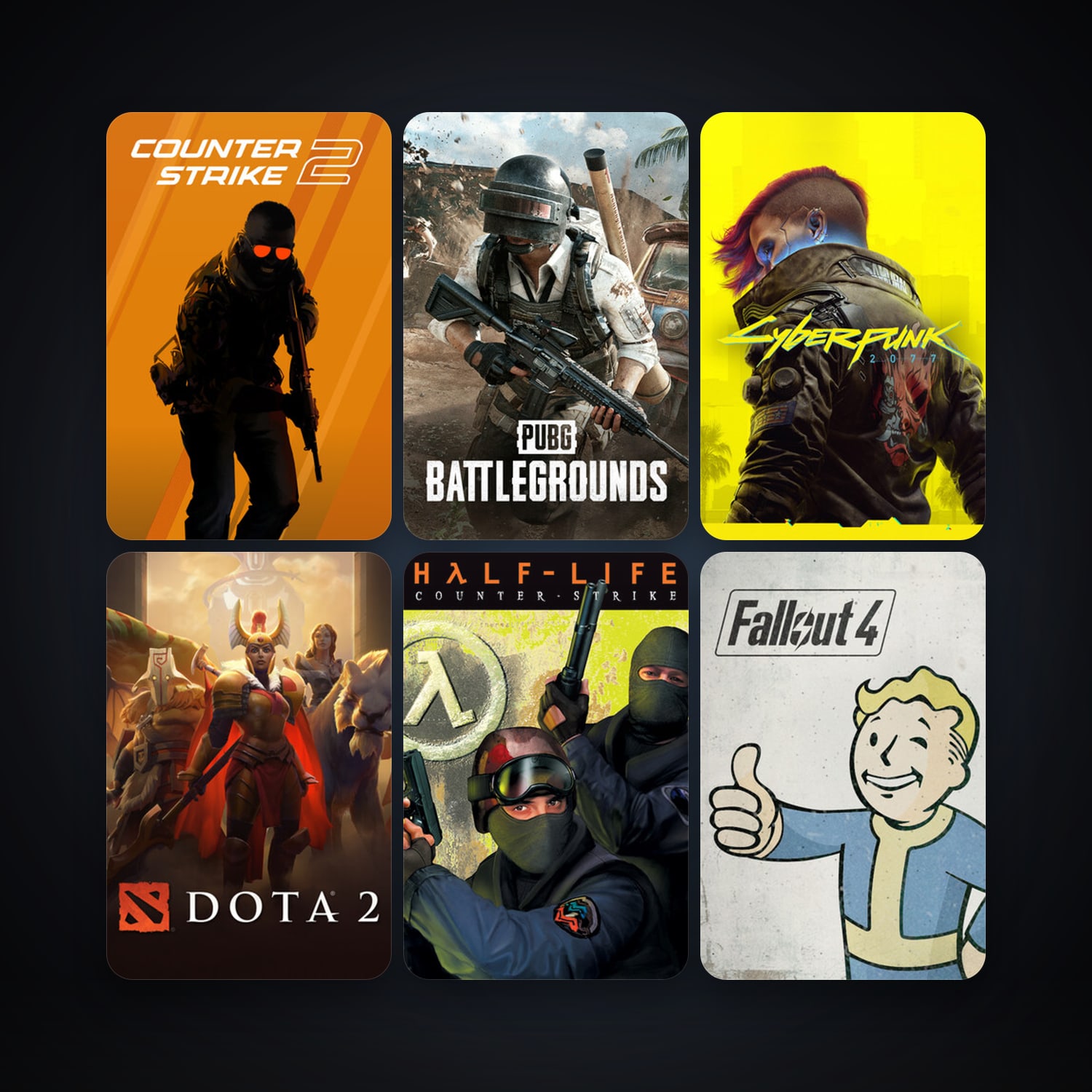 Counter-Strike + Left 4 Dead 2, 42 games, Steam 11, clean — HabibiAccounts