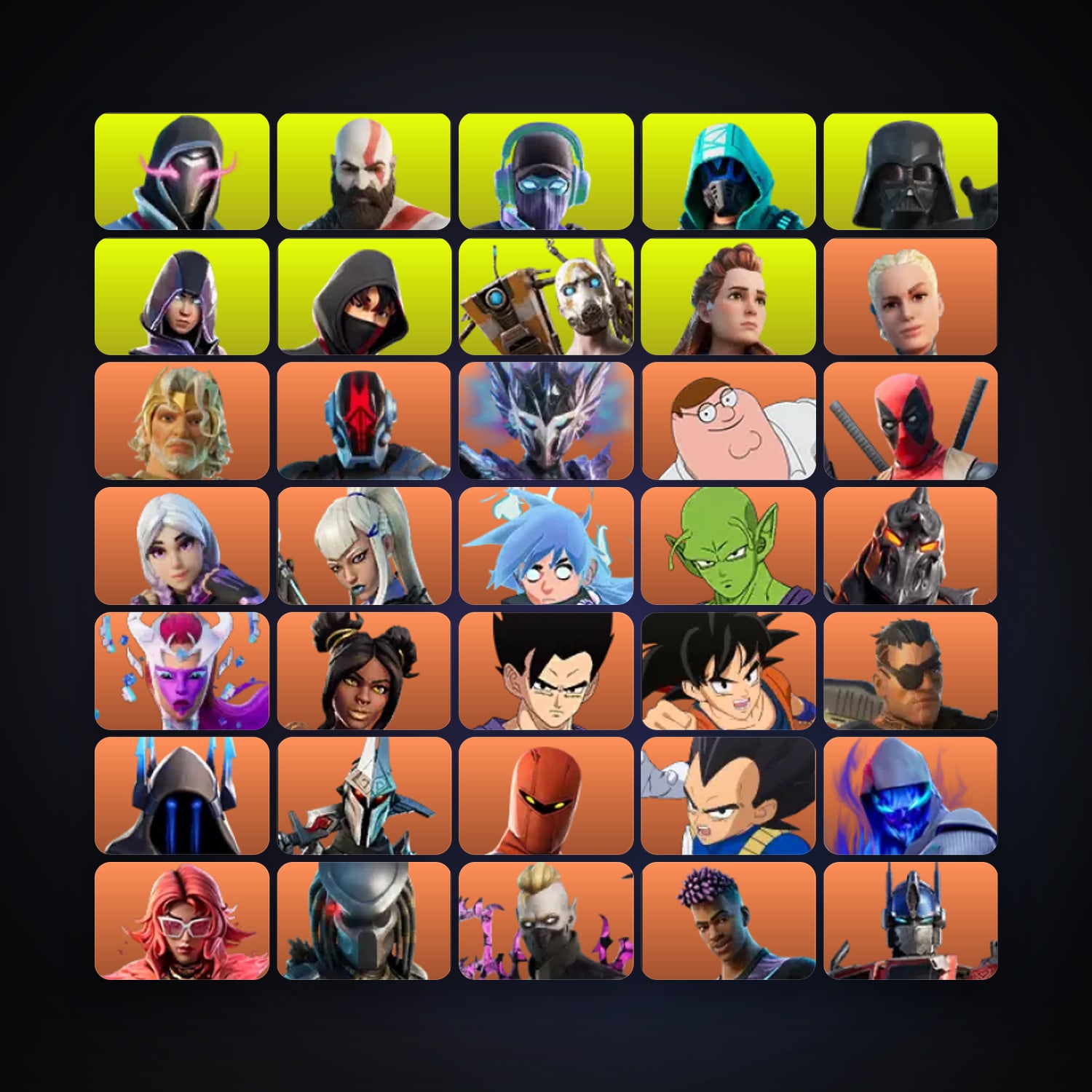 Paradigm (Reality-659) · Zeus | 740 Skins | 3.8K V-Bucks | Level 7033 | 605 Wins