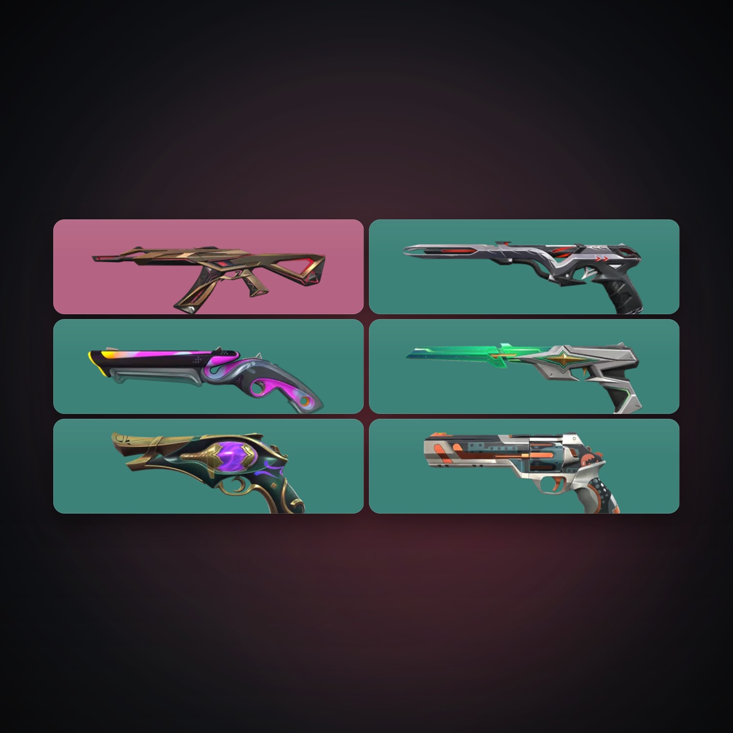 AP Silver 2 locker — 6 skins, lvl 164 — HabibiAccounts