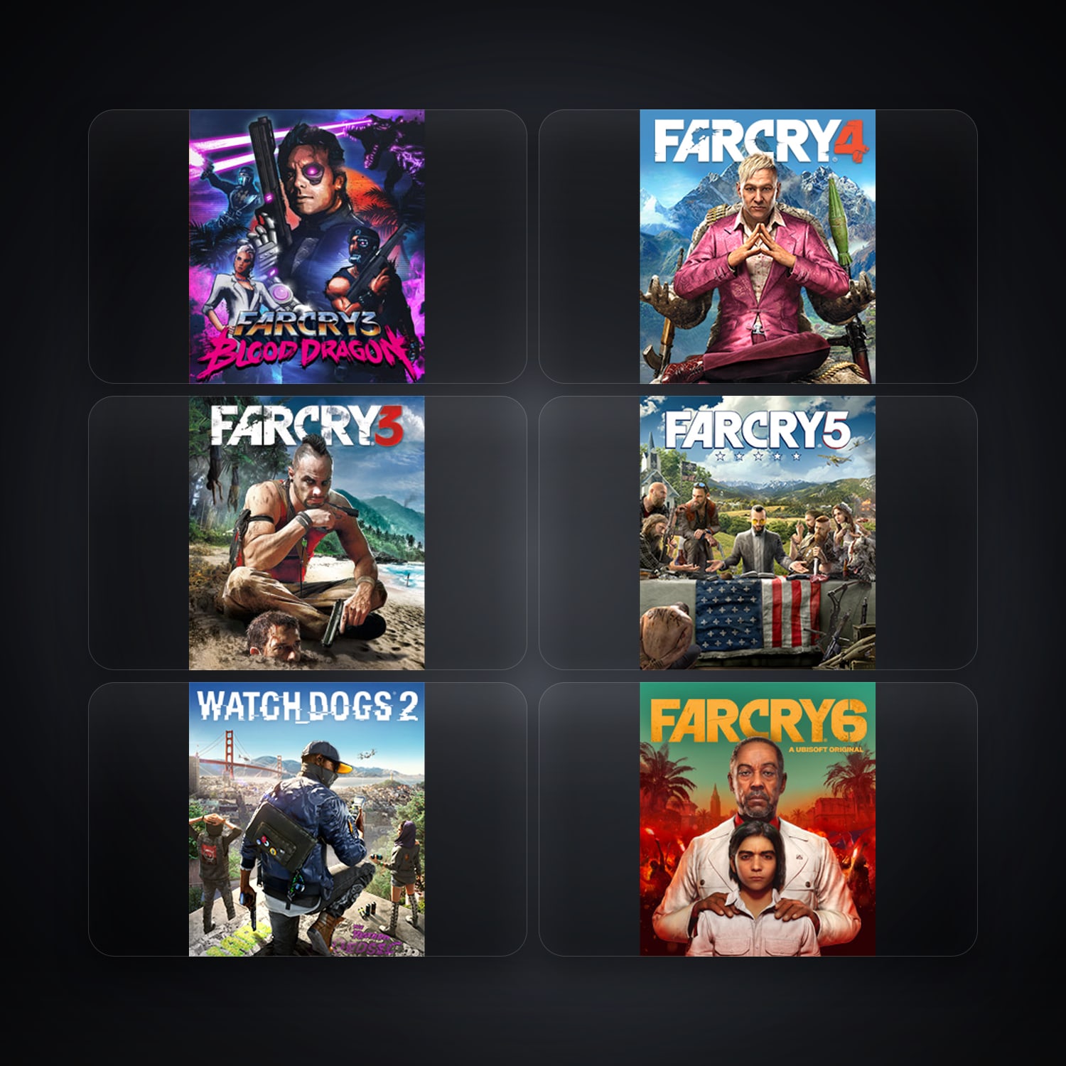 هالحساب يوبيسوفت فيه Far Cry 3 Blood Dragon وFar Cry 4، TR، 9 ألعاب — HabibiAccounts