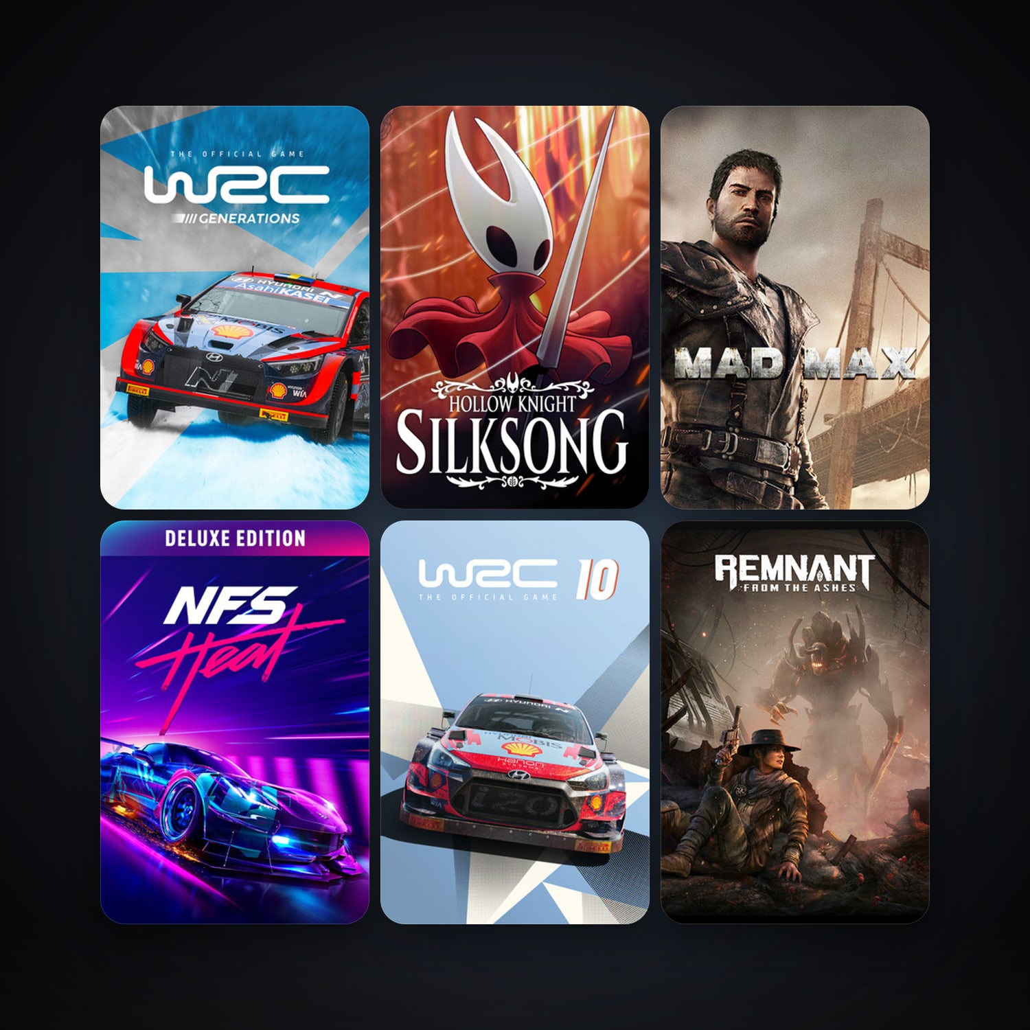 Mad Max + Remnant: From the Ashes, 13 games, clean — HabibiAccounts
