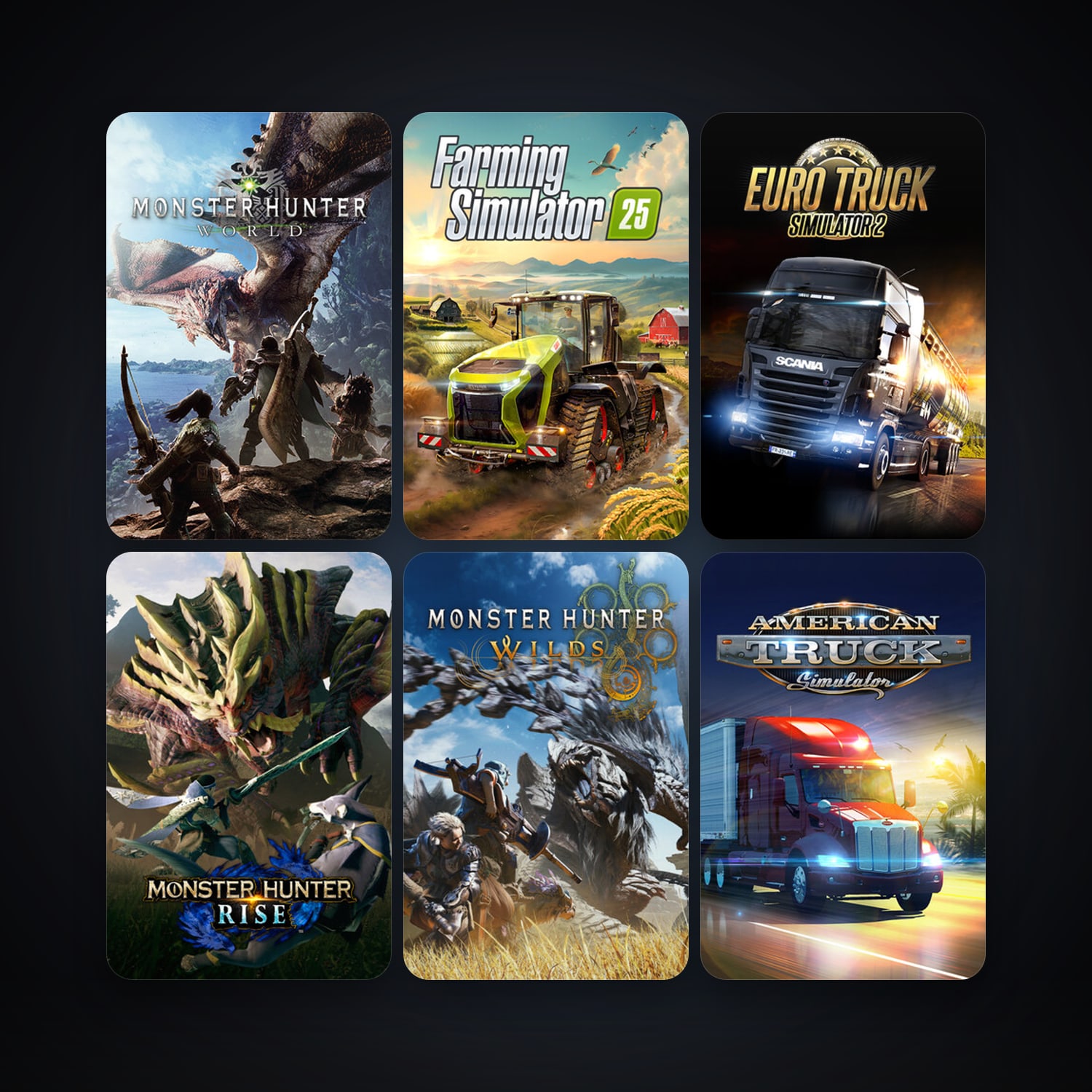 Euro Truck Simulator 2 + American Truck Simulator, 72 games, Steam 23, clean — HabibiAccounts