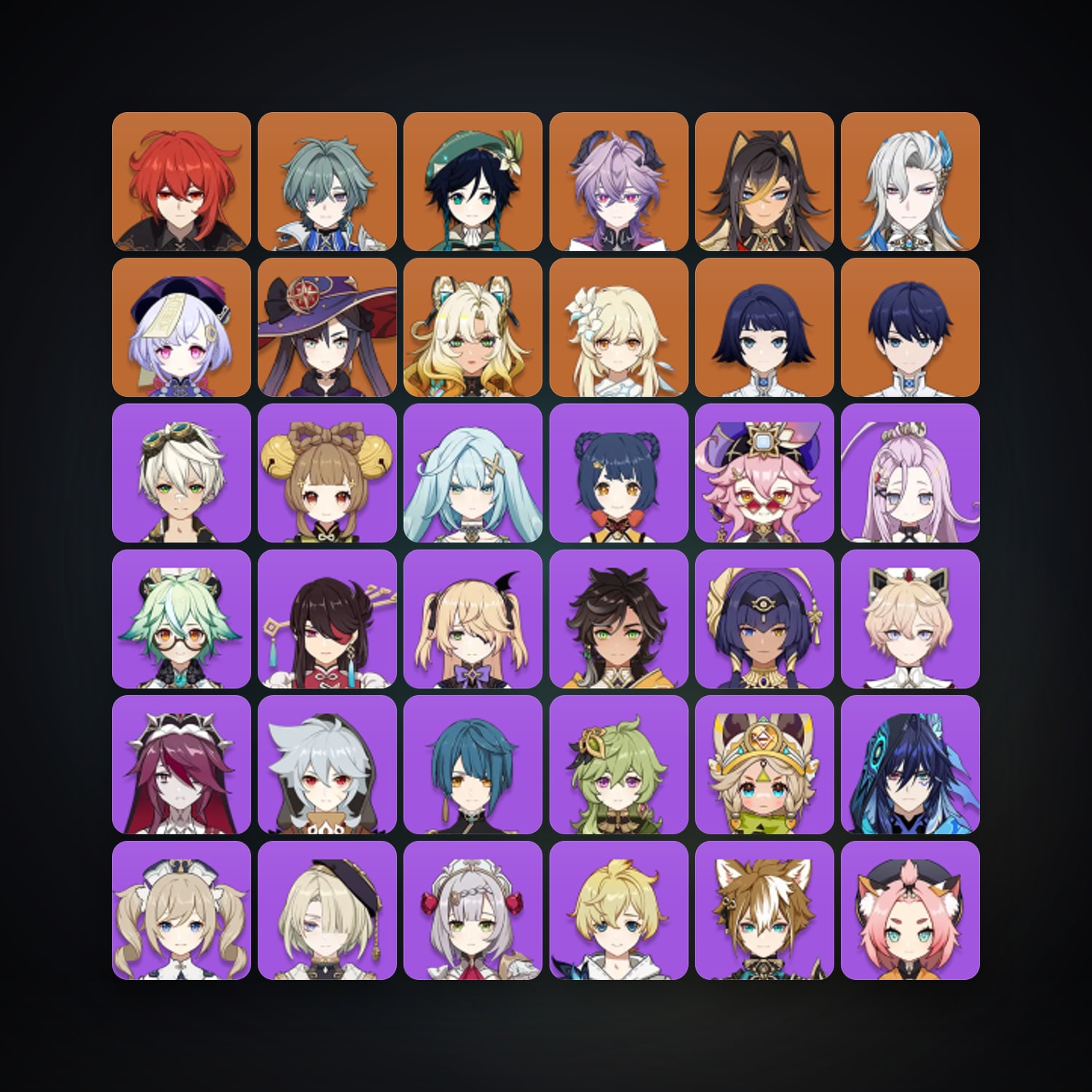 Genshin Impact | AR 56 | 54 Chars | 9× 5★ — Genshin / miHoYo Account — HabibiAccounts