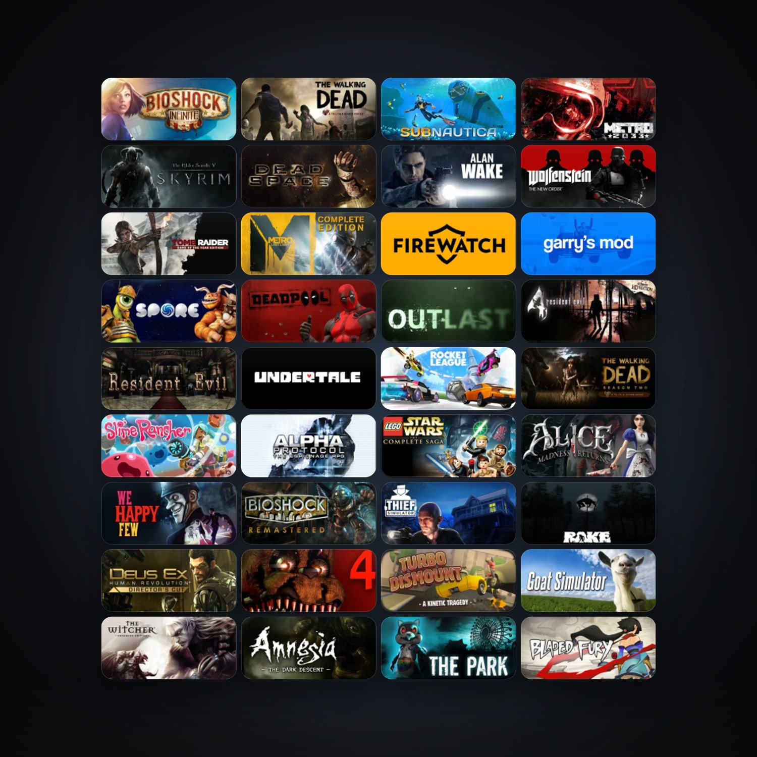 BioShock Infinite + Dead Space (2008), 141 games, Steam 11, clean — HabibiAccounts