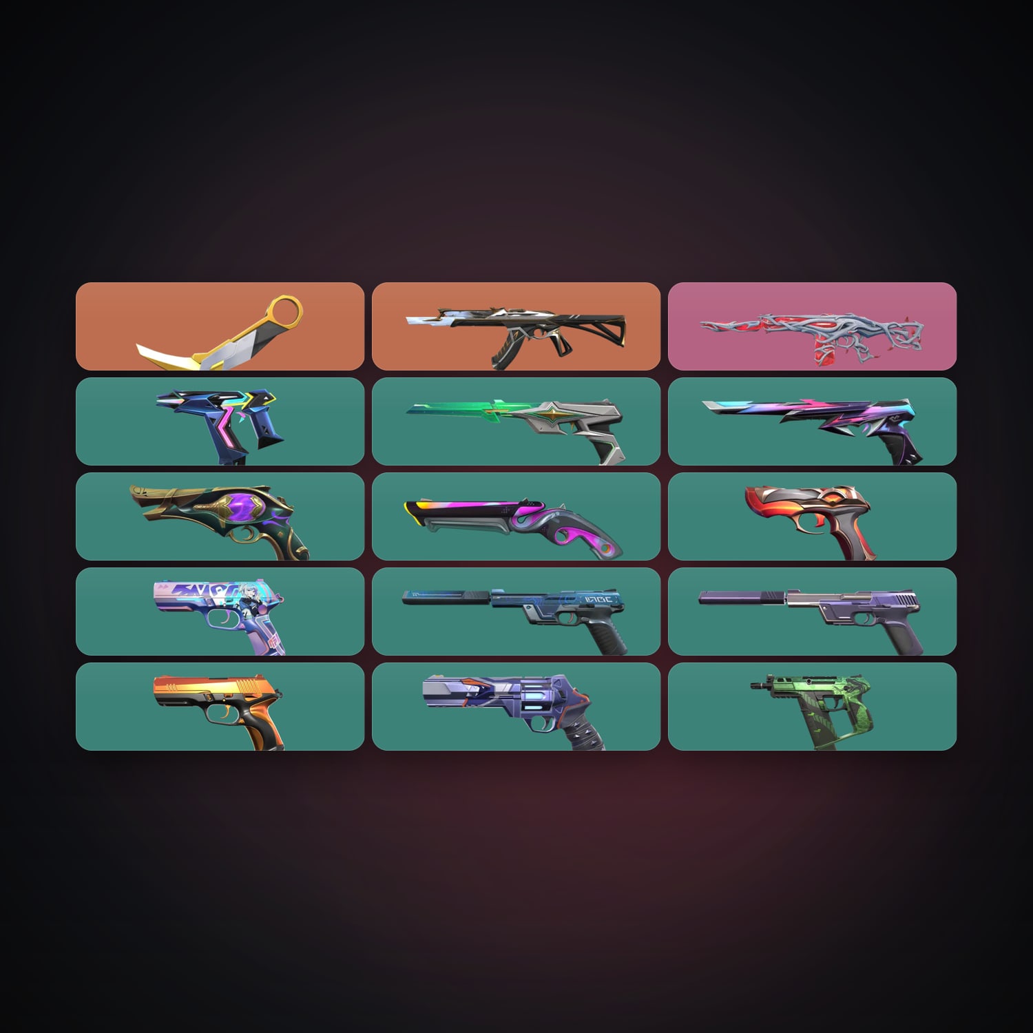 AP Diamond 1 locker — 1 knives, 15 skins, lvl 230 — HabibiAccounts