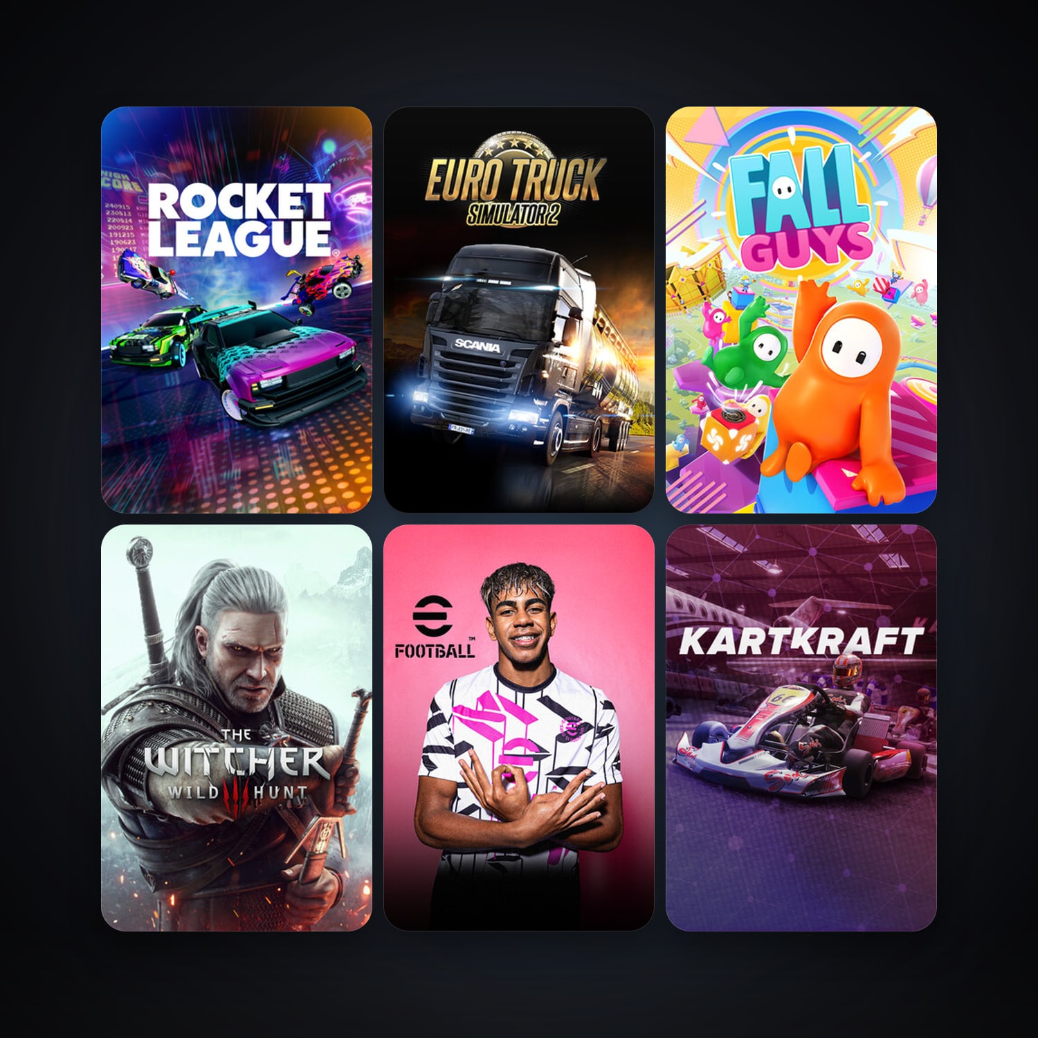 Euro Truck Simulator 2 + Rocket League, 25 games, clean — HabibiAccounts