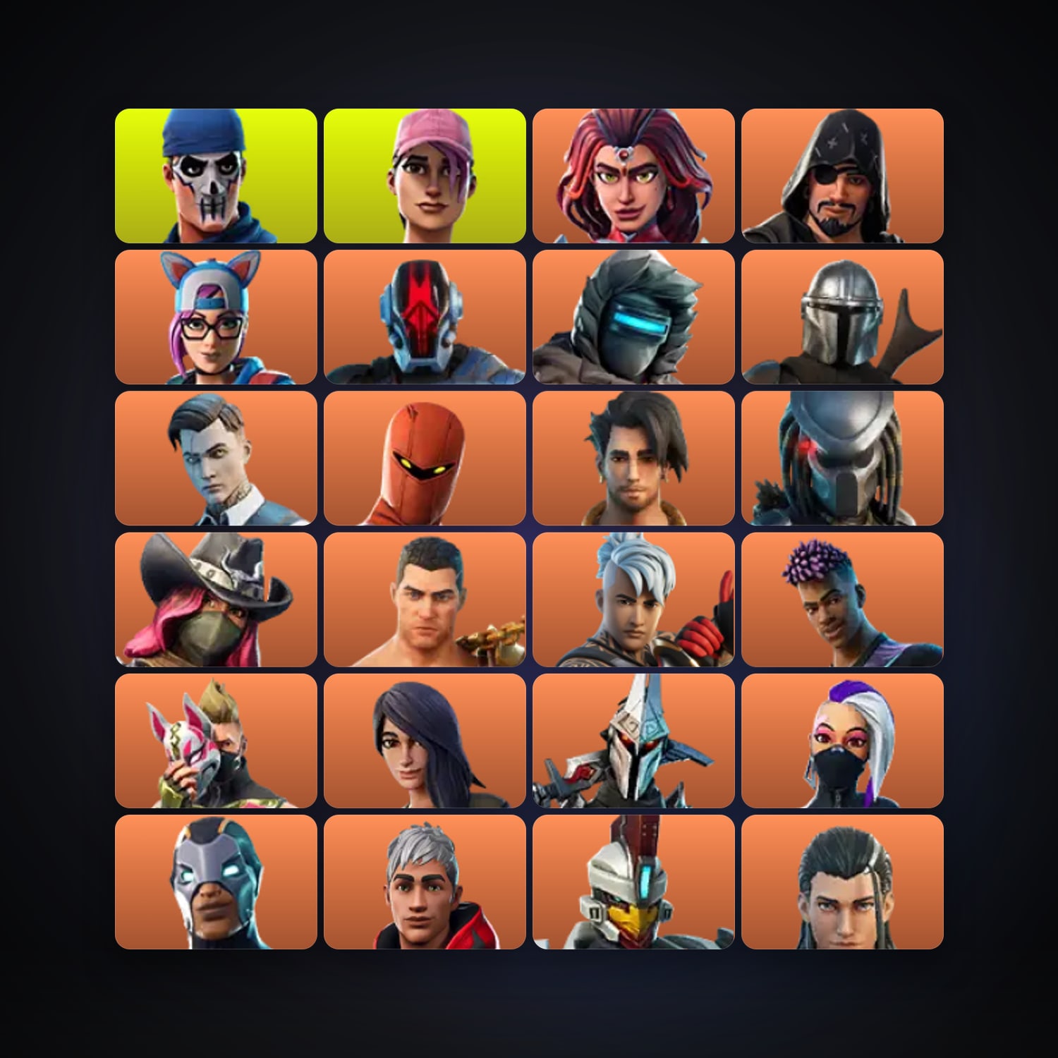 Valor — Blackheart — 120 skins — 2.6K V-Bucks — lvl 3360 — HabibiAccounts
