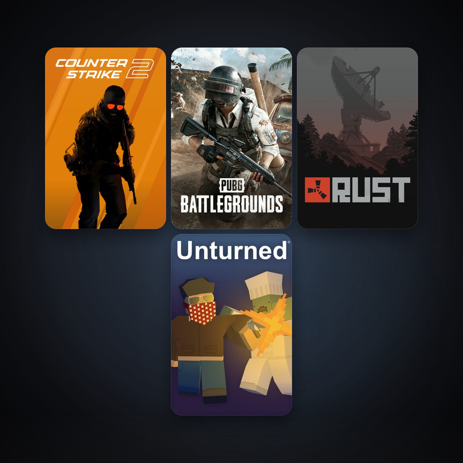 CS2 Prime + Rust, 7 games, clean — HabibiAccounts