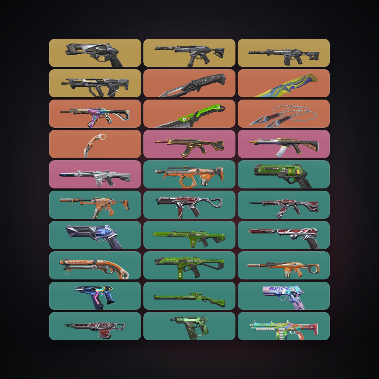 AP Silver 3 locker — 5 knives, 58 skins, lvl 236 — HabibiAccounts