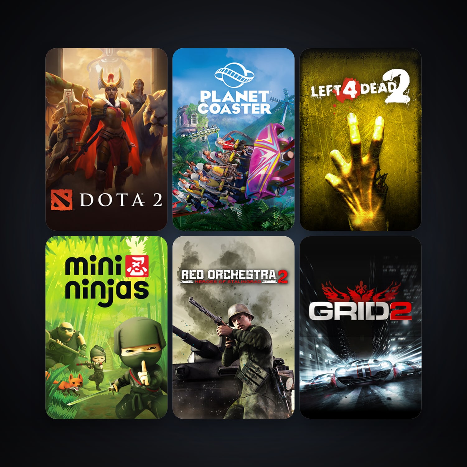 Left 4 Dead 2 + Dota 2, 28 games, Steam 11, clean — HabibiAccounts