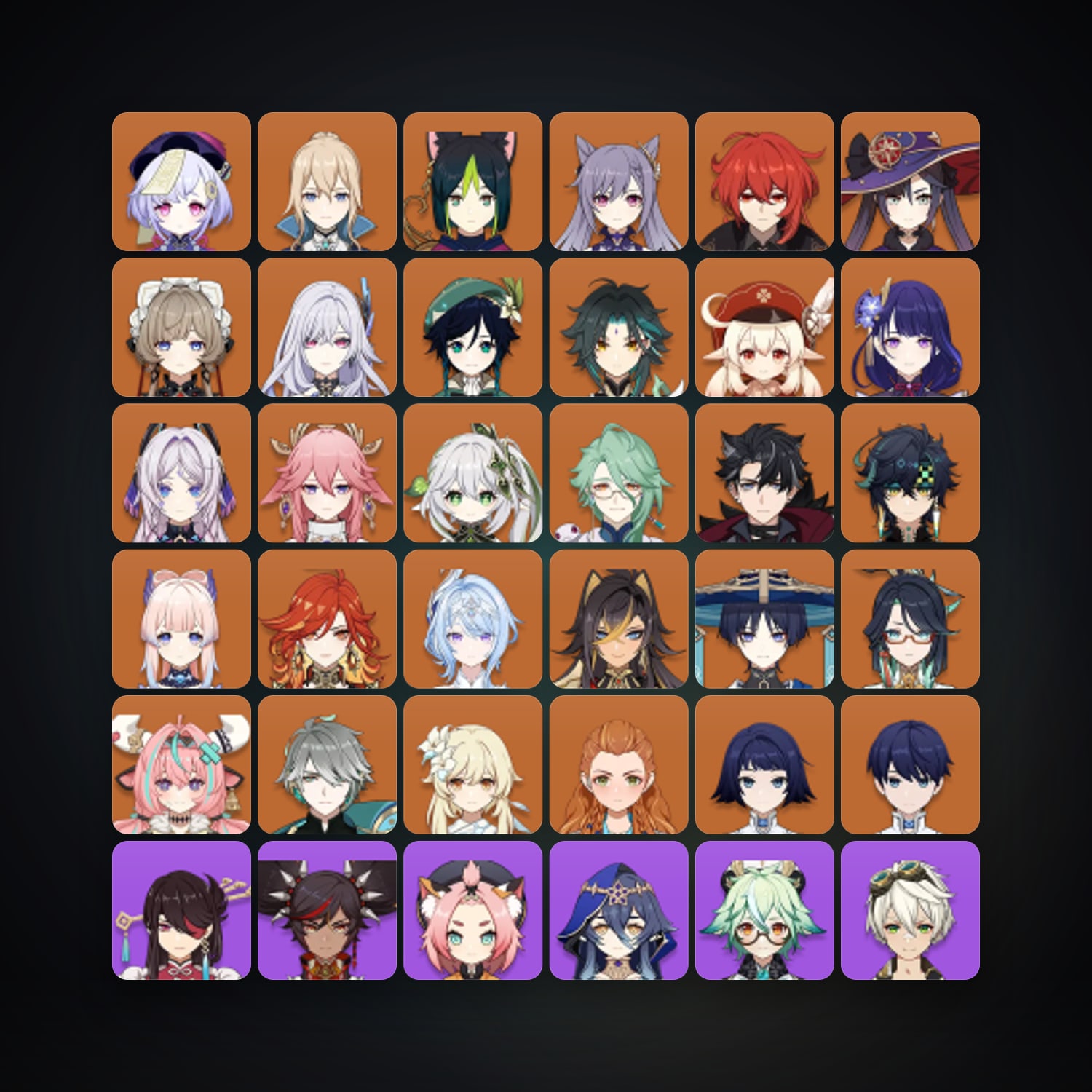 جينشن إمباكت | AR 60 | 79 شخصية | 26× 5★ — HabibiAccounts