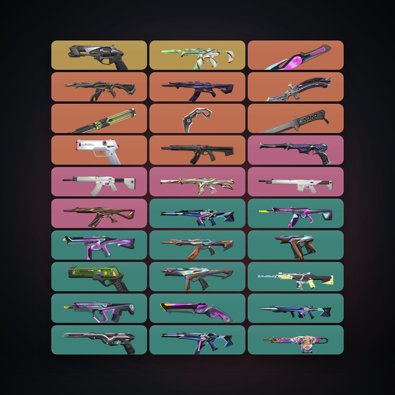 EU Silver 3 locker — 5 knives, 49 skins, lvl 141 — HabibiAccounts