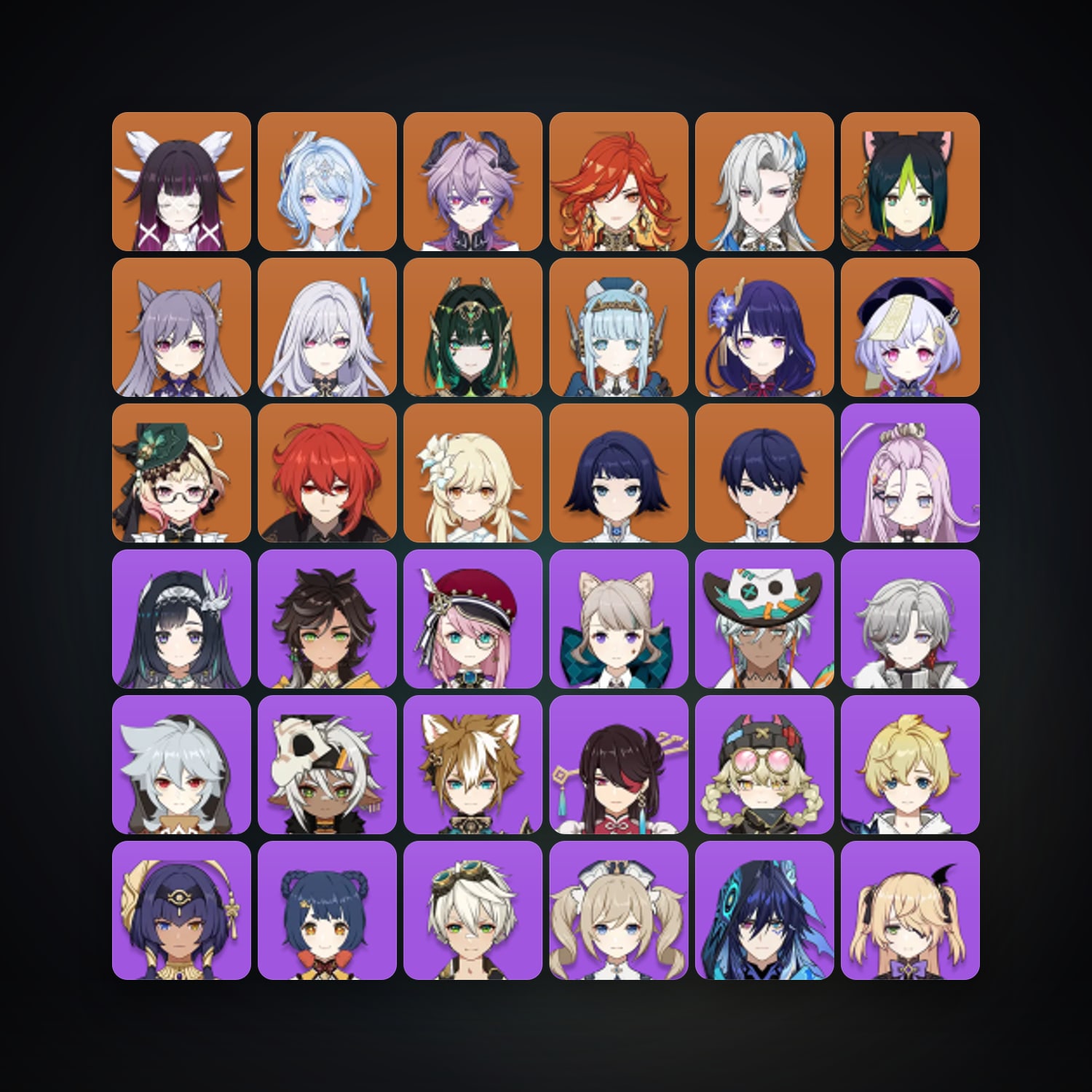 Genshin Impact | AR 55 | 58 Chars | 14× 5★ — Genshin / miHoYo Account — HabibiAccounts