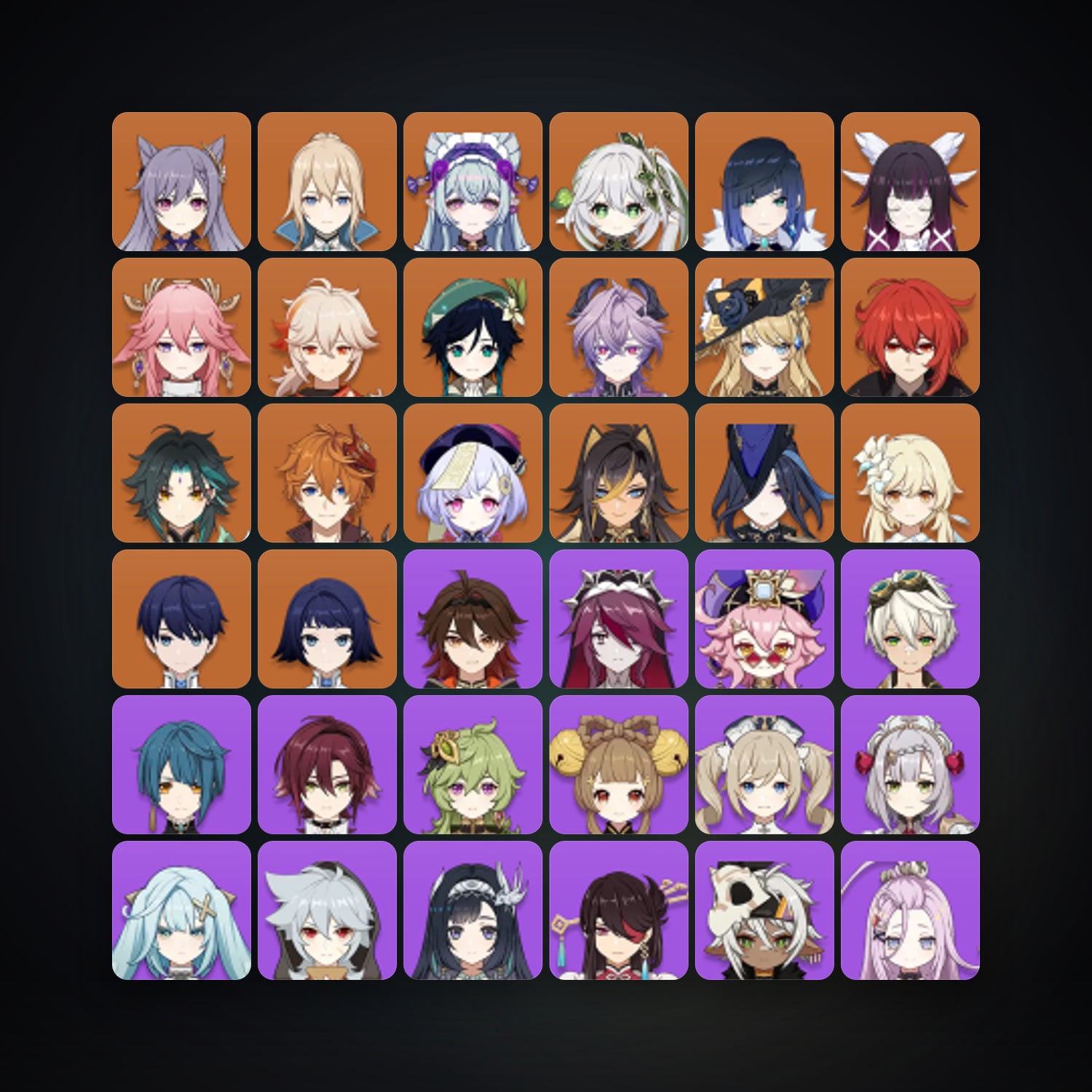 Genshin Impact | AR 56 | 65 Chars | 17× 5★ — Genshin / miHoYo Account — HabibiAccounts