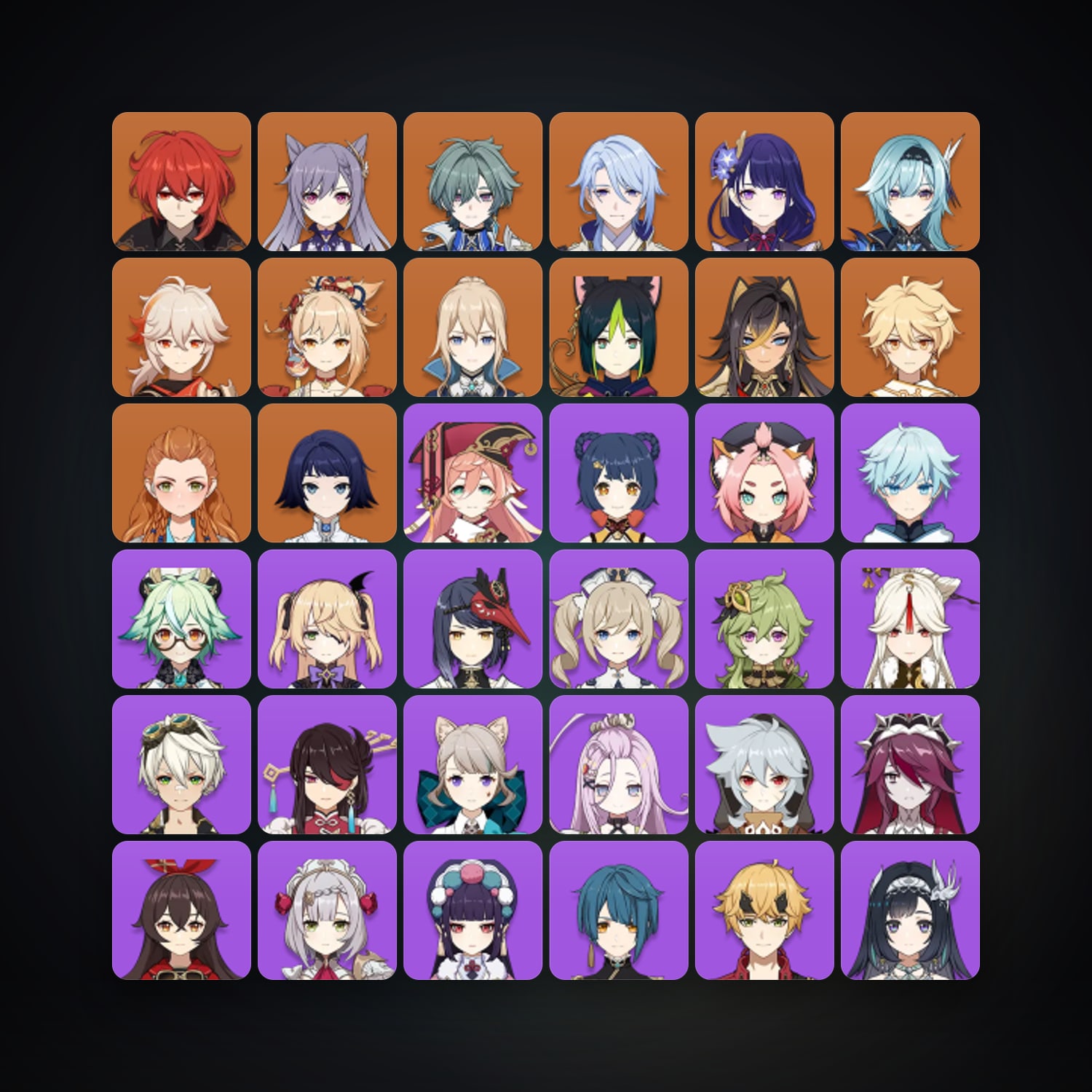 Genshin Impact | AR 56 | 53 Chars | 11× 5★ — Genshin / miHoYo Account · 259647371 — HabibiAccounts