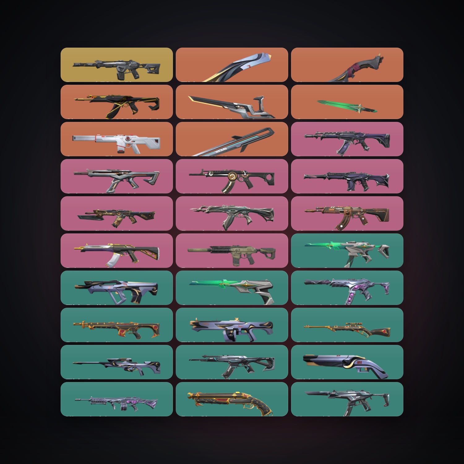 NA Silver 2 locker — 5 knives, 89 skins, lvl 240 — HabibiAccounts