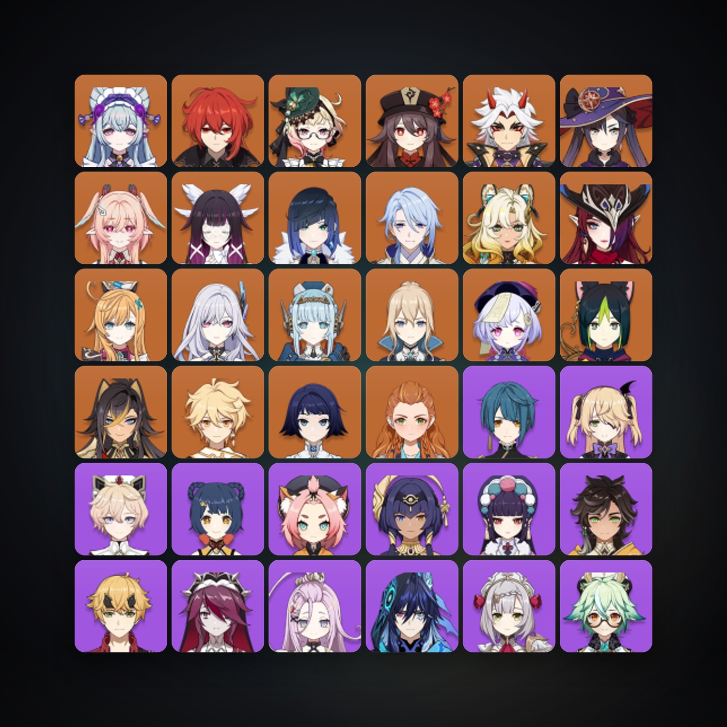 Genshin Impact | AR 60 | 70 Chars | 19× 5★ — Genshin / miHoYo Account · 259651226 — HabibiAccounts