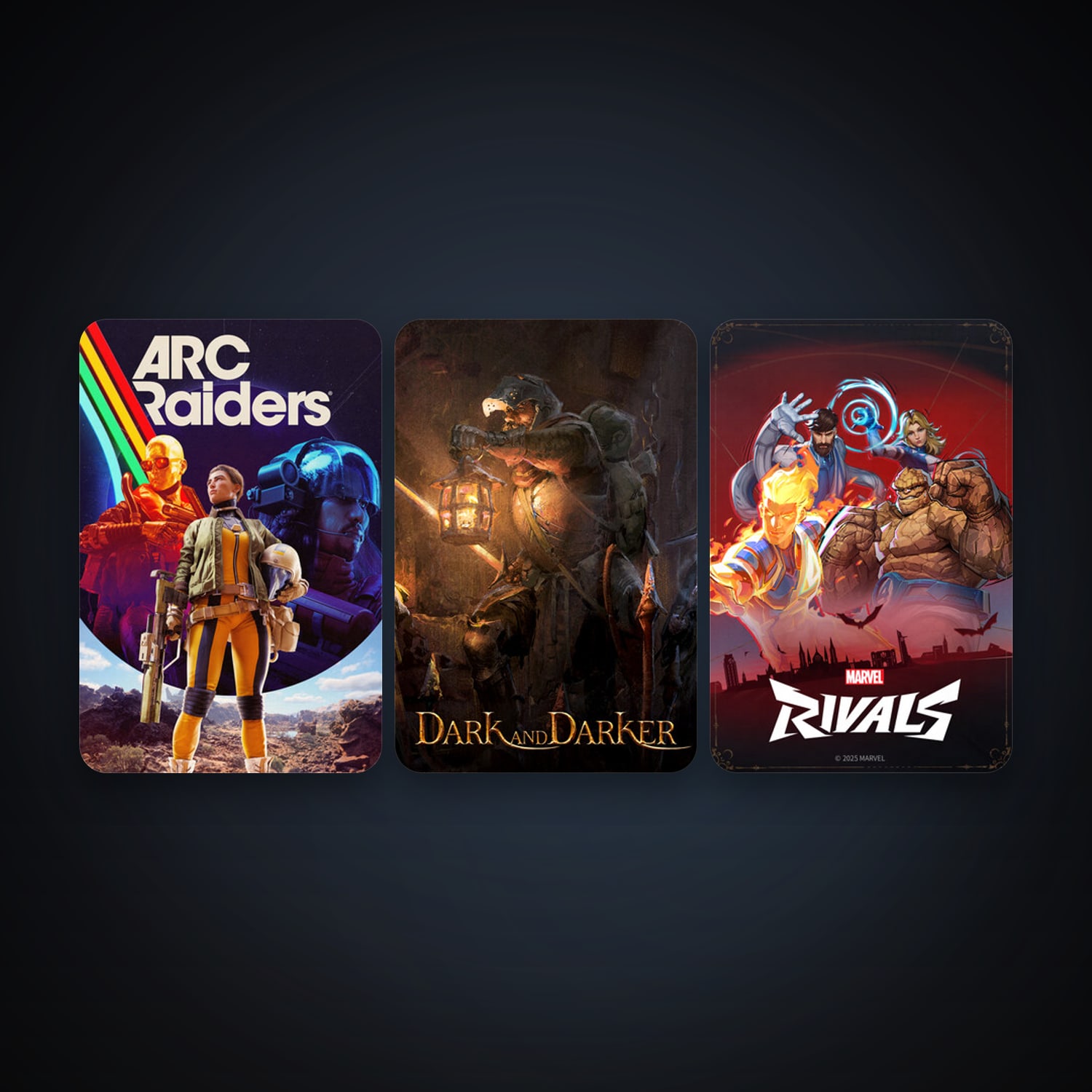 ARC Raiders + Dark and Darker, 5 games, clean — HabibiAccounts