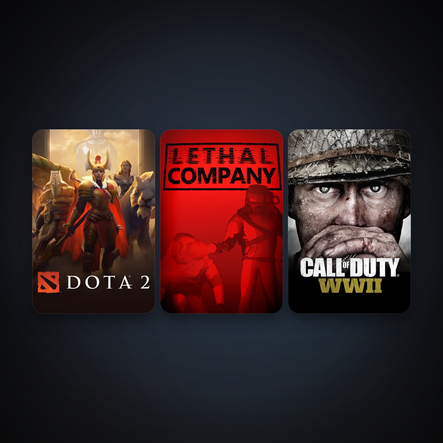 Dota 2 + Call of Duty: WWII, 8 games, clean — HabibiAccounts