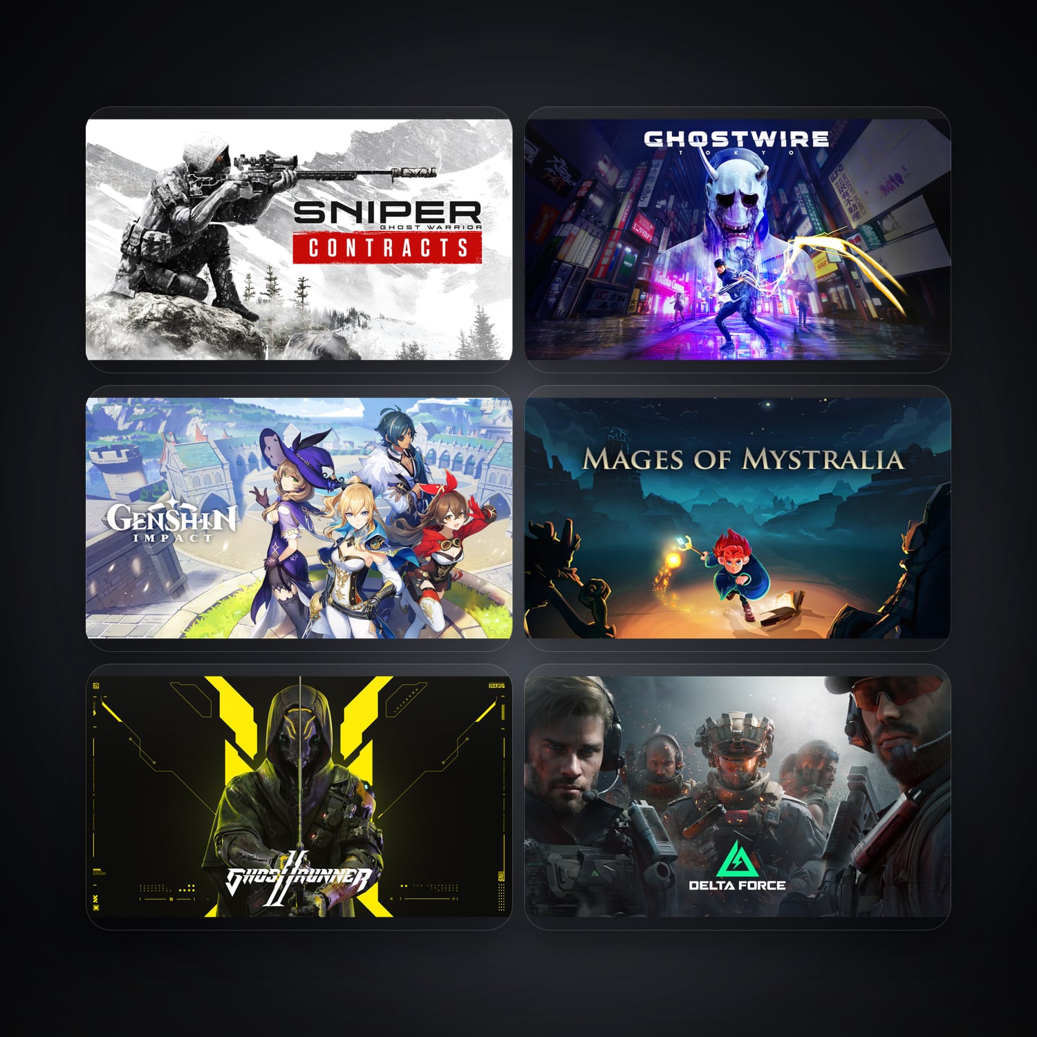 Epic Sniper Ghost Warrior Contracts + Ghostwire Tokyo — IN — 36 games — HabibiAccounts