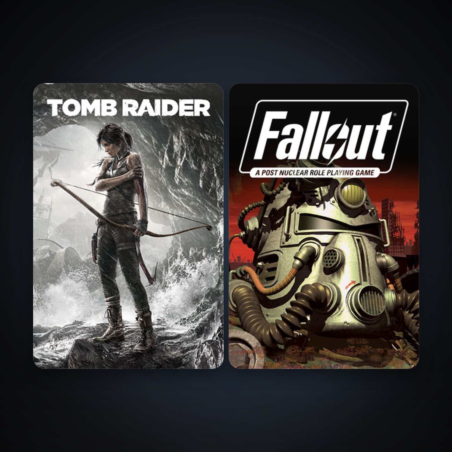 Fallout: A Post Nuclear Role Playing Game + Tomb Raider, 6 games, clean — HabibiAccounts